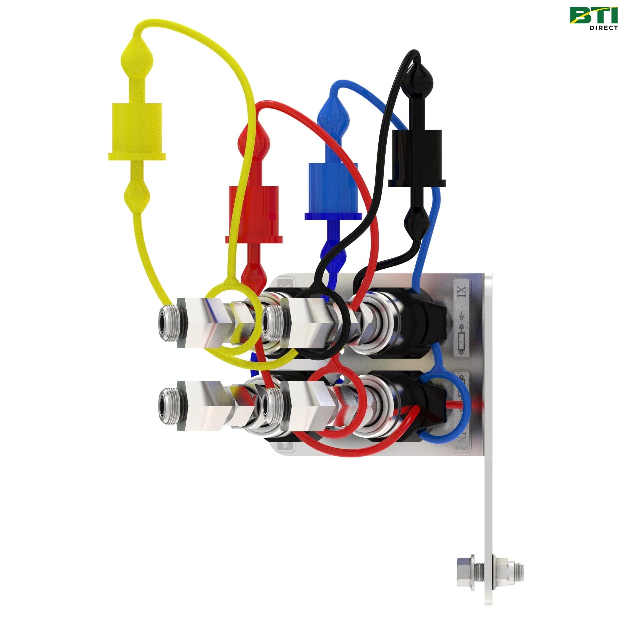 BXX10027: Two Function Hydraulic Quick-Connect Coupler and Bracket Attachment