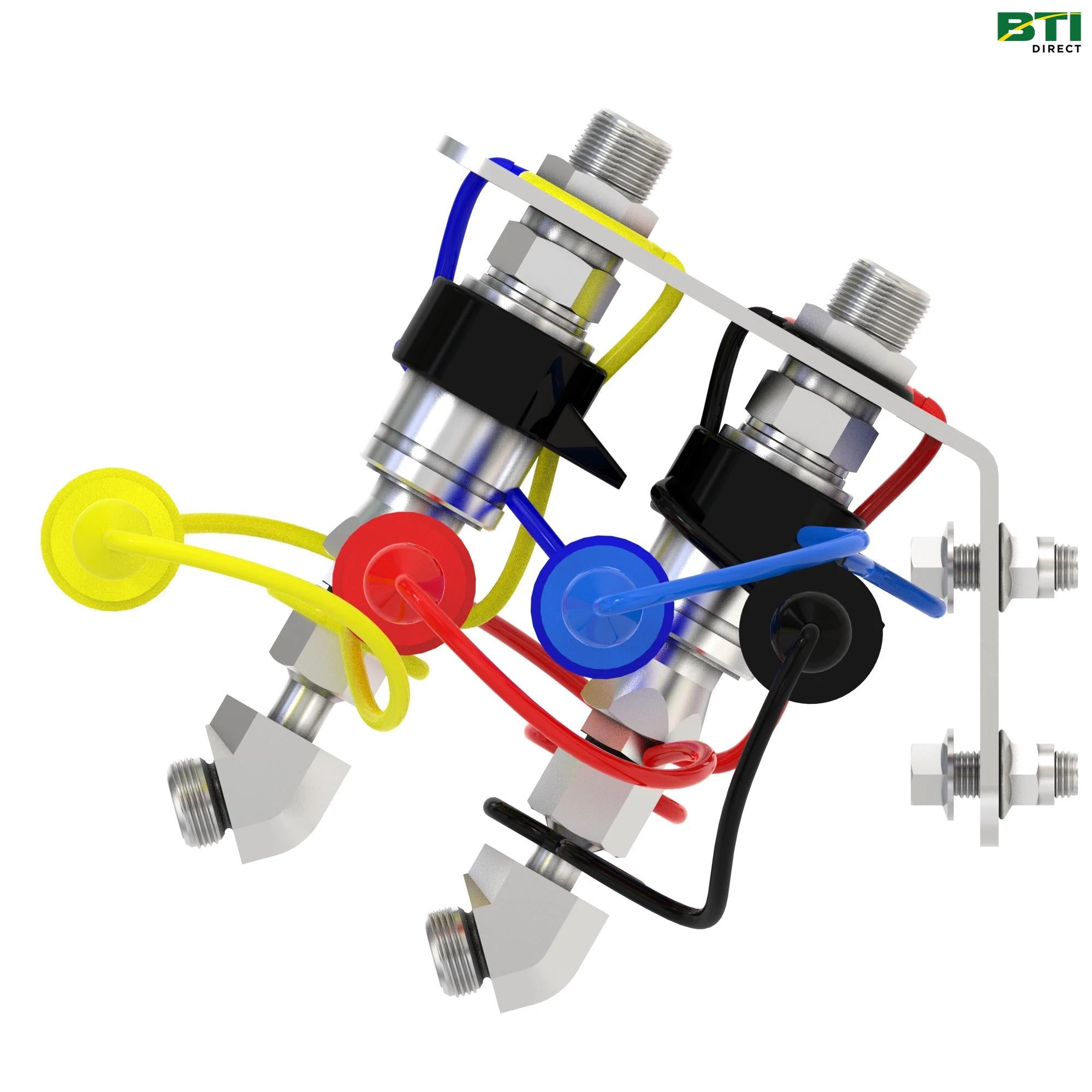 BXX10027: Two Function Hydraulic Quick-Connect Coupler and Bracket Attachment