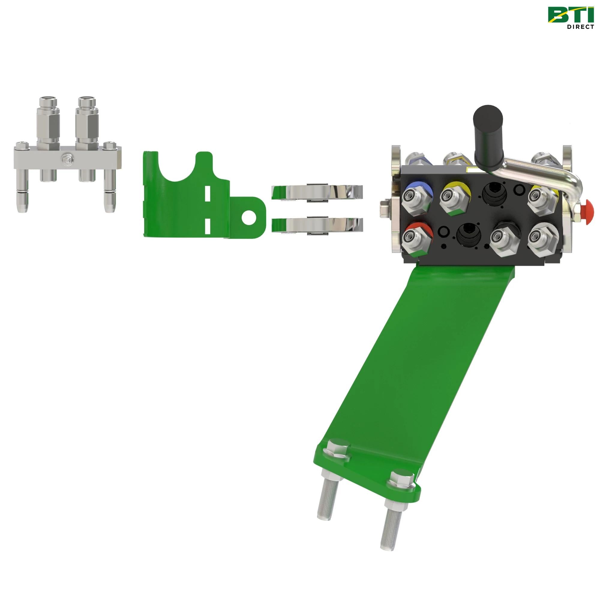 BXX10186: 3 Function Hydraulic Quick Connect Coupler