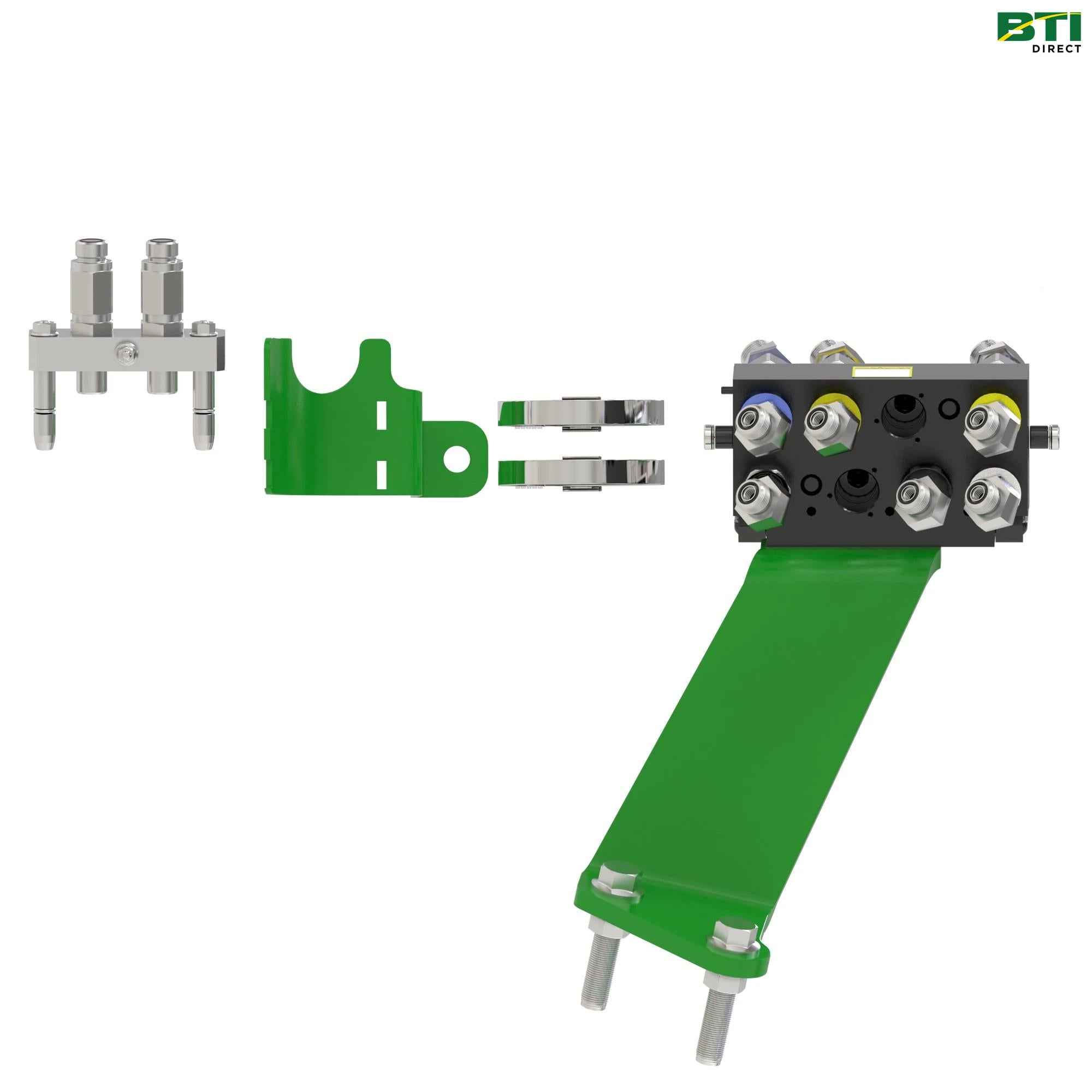 BXX10188: 3 Function Hydraulic Quick Connect Coupler
