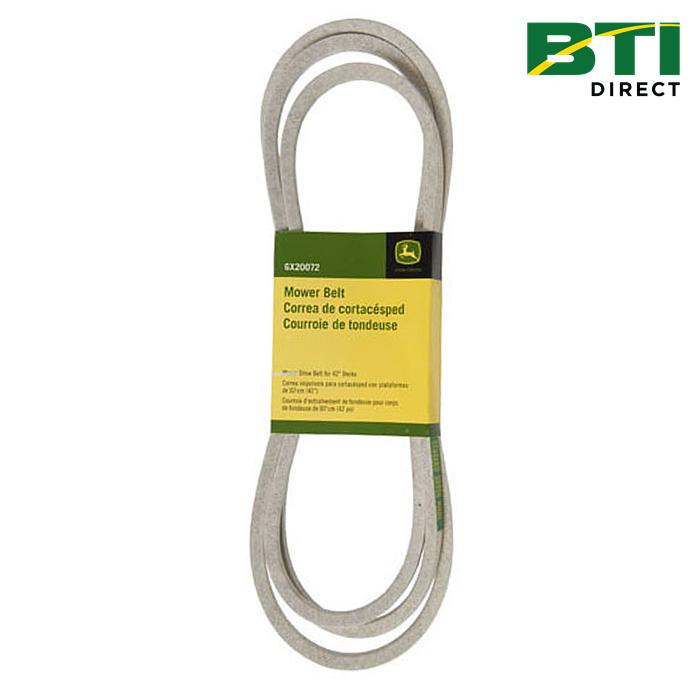 GX20072: Mower Drive Flat Belt, Effective Length 2635 mm (103.7 inch)