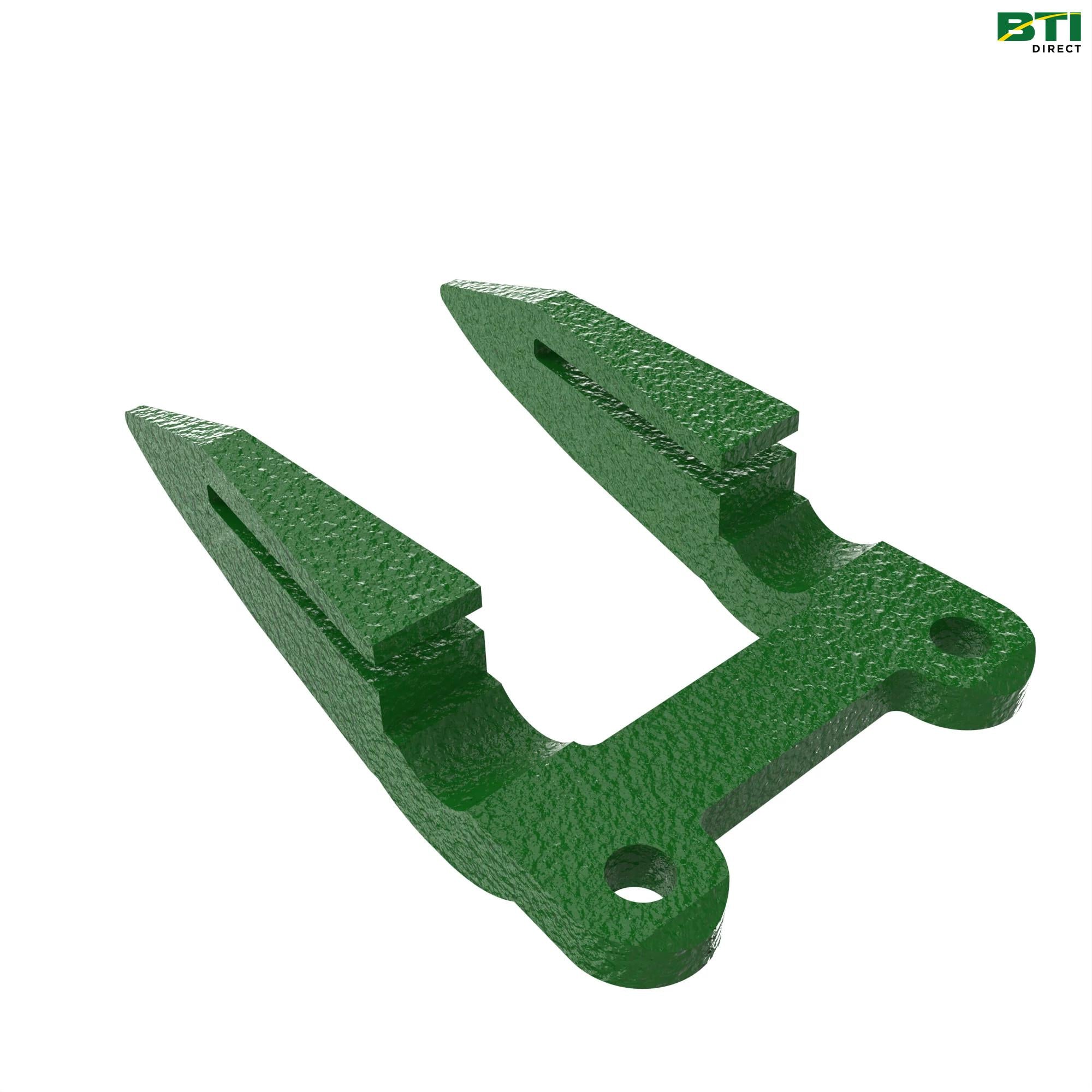 H145791: Single Heat Treated Standard Double Knife Guard, Green