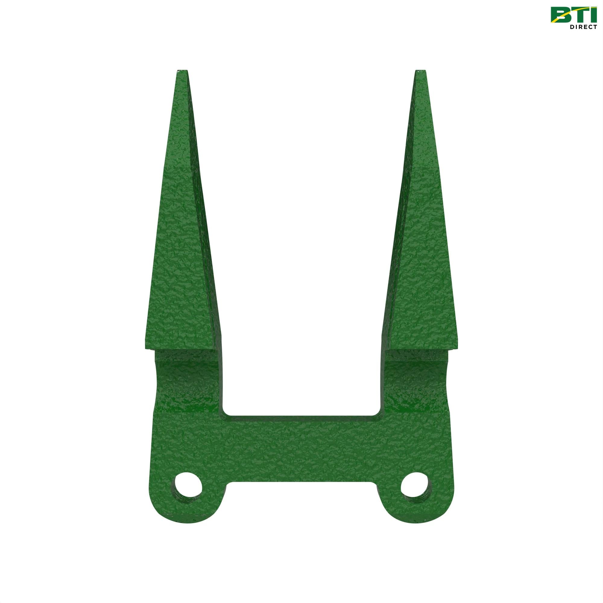 H145791: Single Heat Treated Standard Double Knife Guard, Green