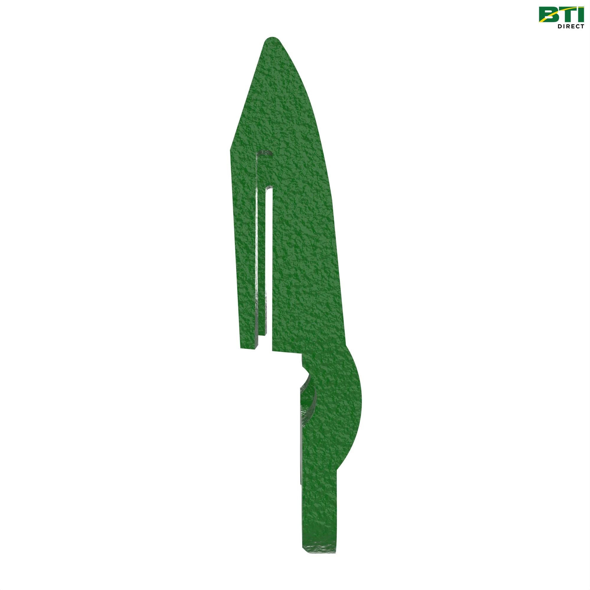 H145791: Single Heat Treated Standard Double Knife Guard, Green
