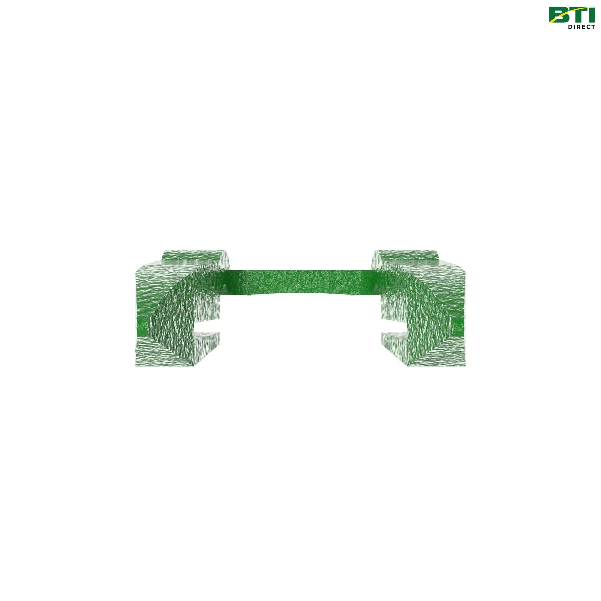 H153719: Single Heat Treated Standard Double Knife Guard, Green