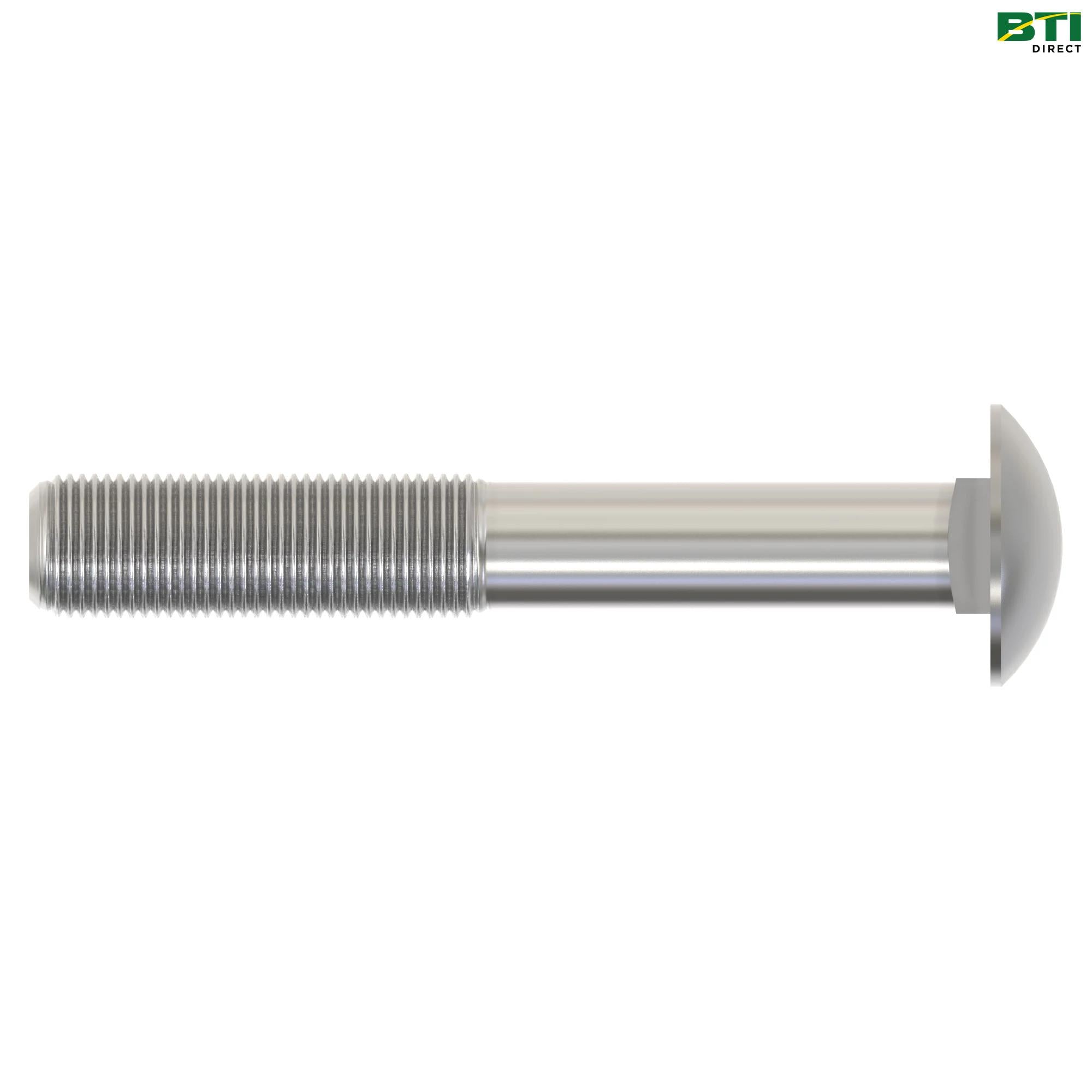 H154928: Round Head Square Neck Bolt, M12 X 90