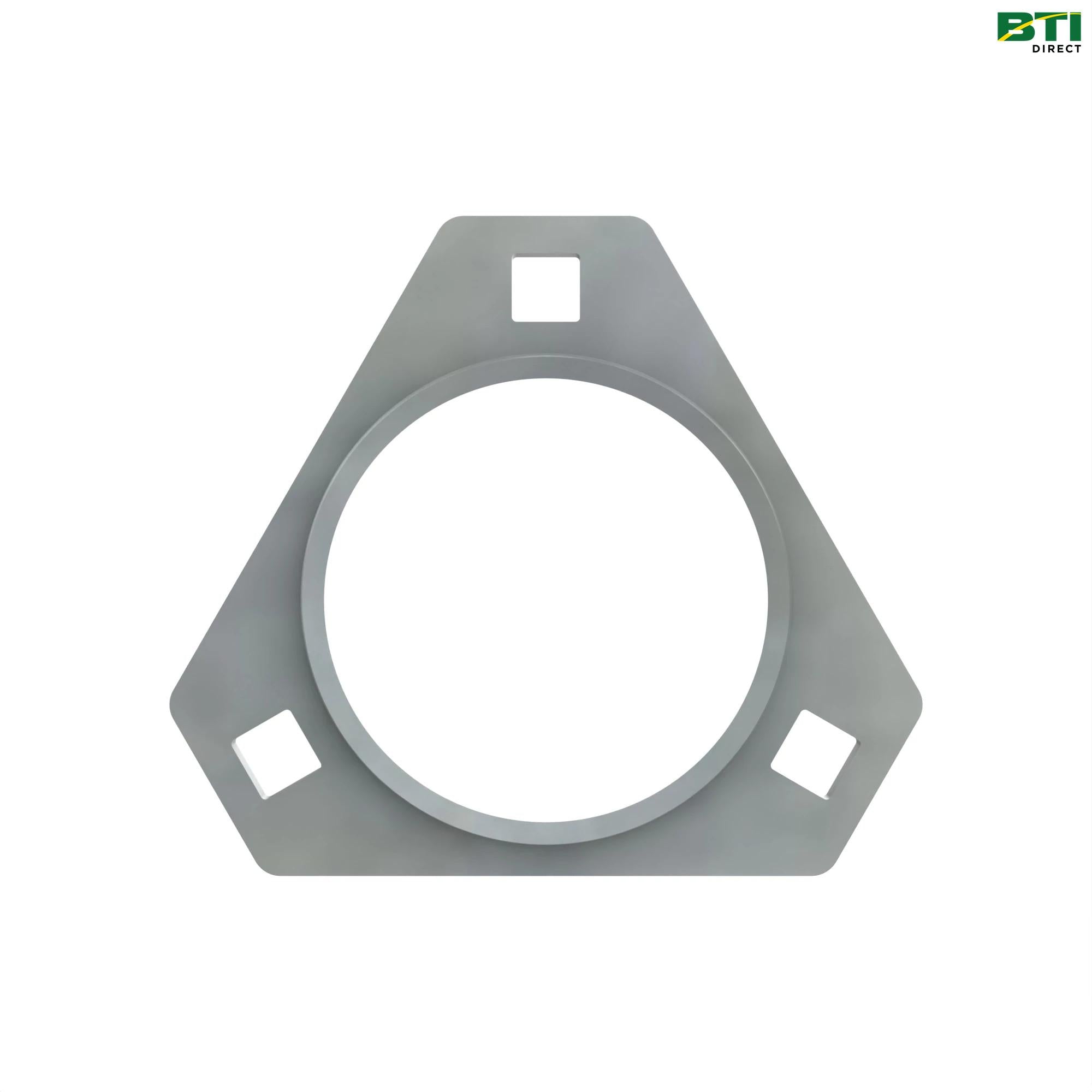 H161529: 3-Hole Flanged Bearing Housing