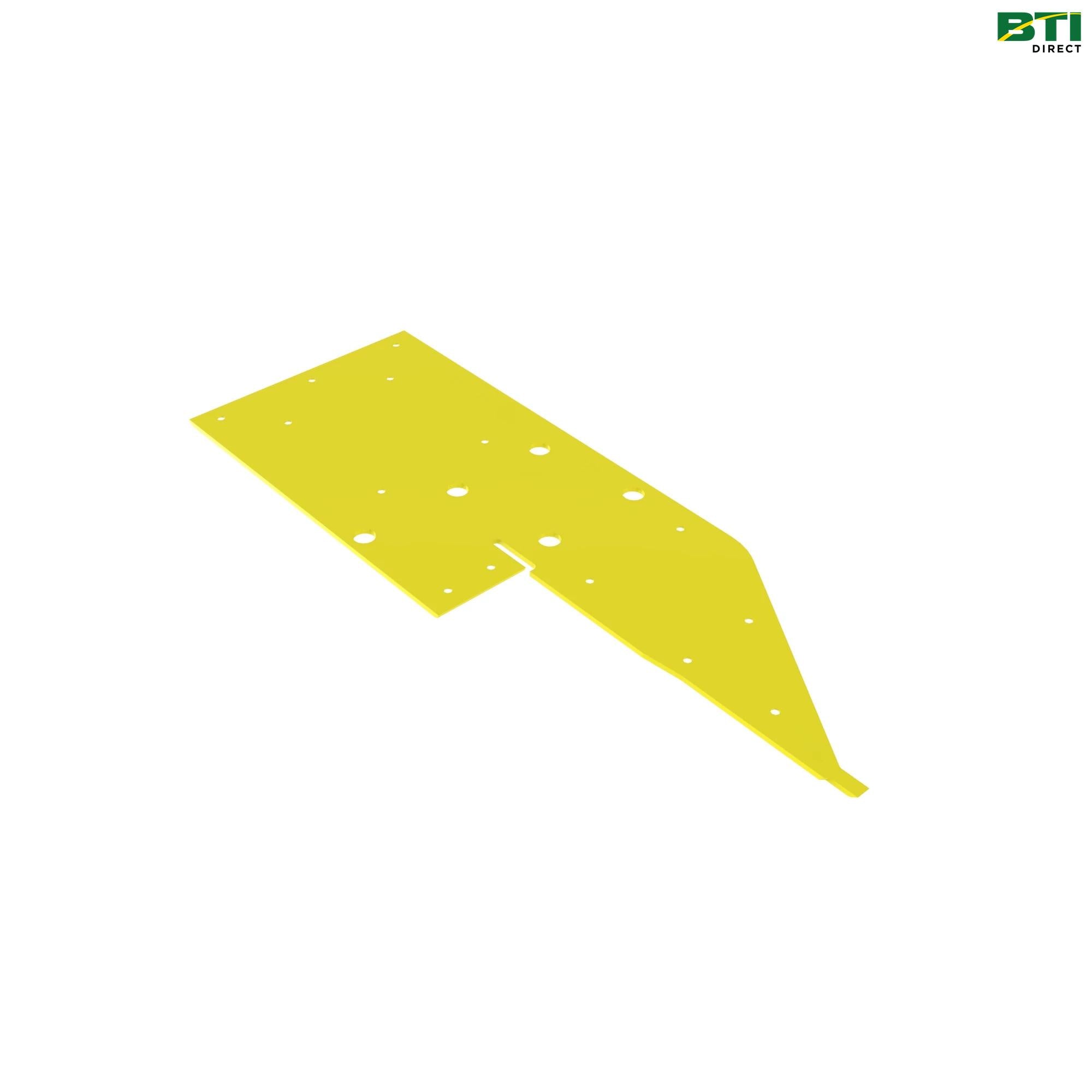 H215075: Left Side Cutting Platform Float Arm Stabilizer Skid Plate