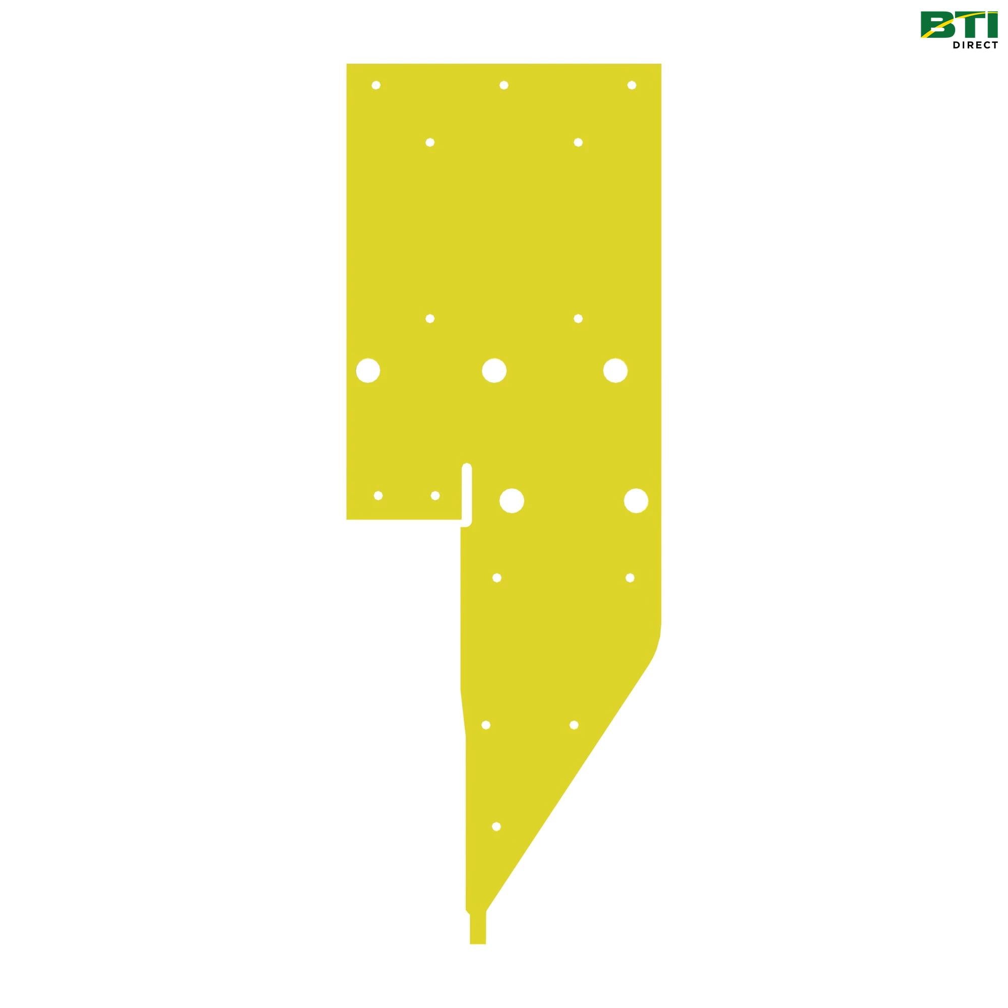 H215075: Left Side Cutting Platform Float Arm Stabilizer Skid Plate