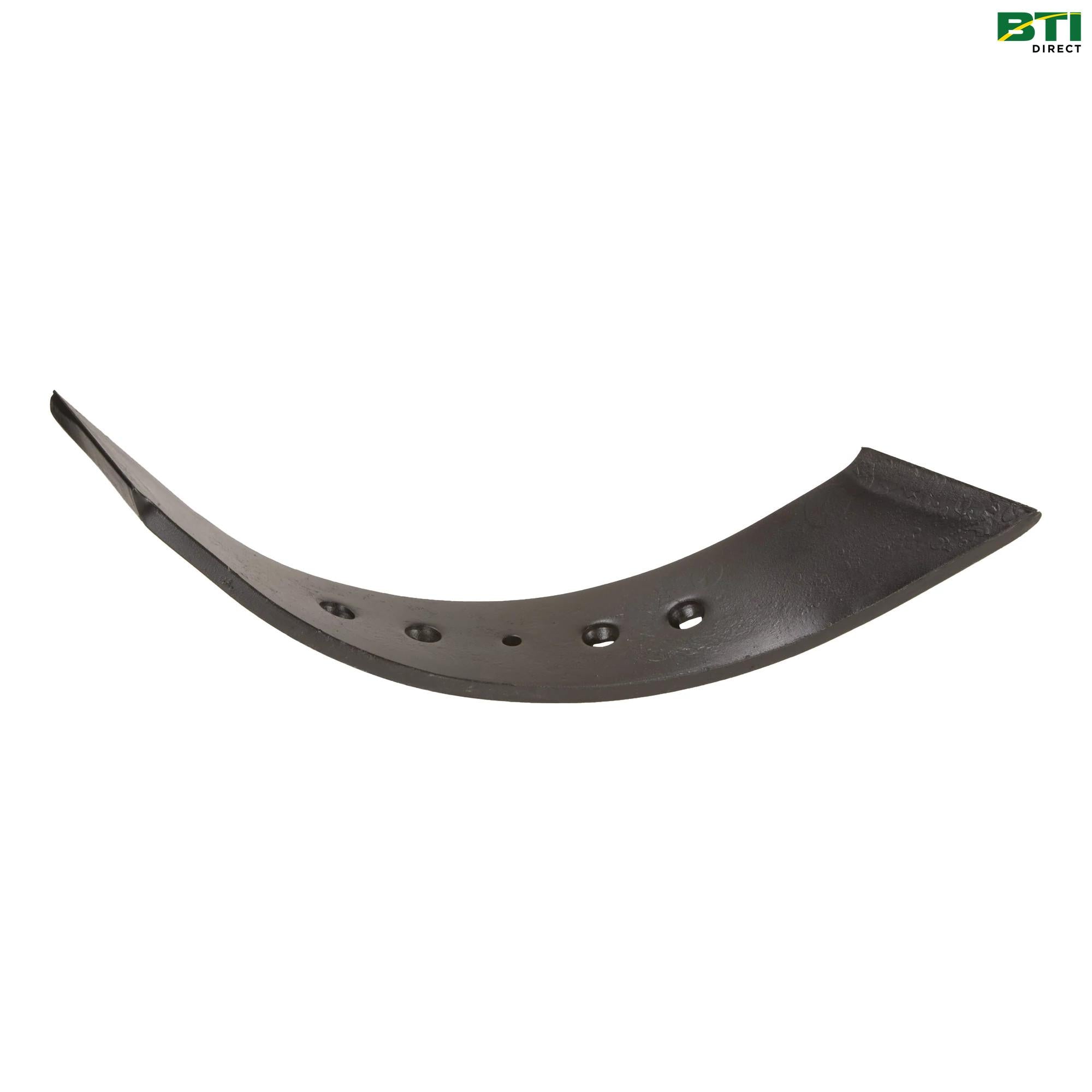 N237721: Single Piece Twisted Slash Point Shovel, Left Side
