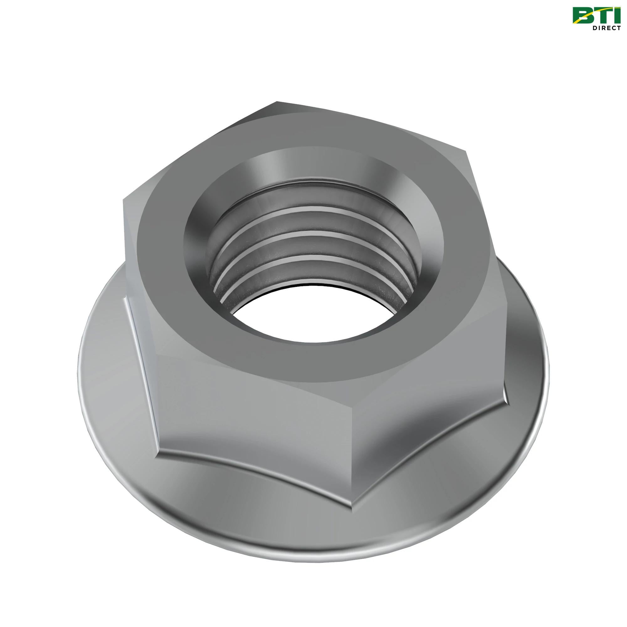 R539762: Hexagonal Flanged Nut, M10