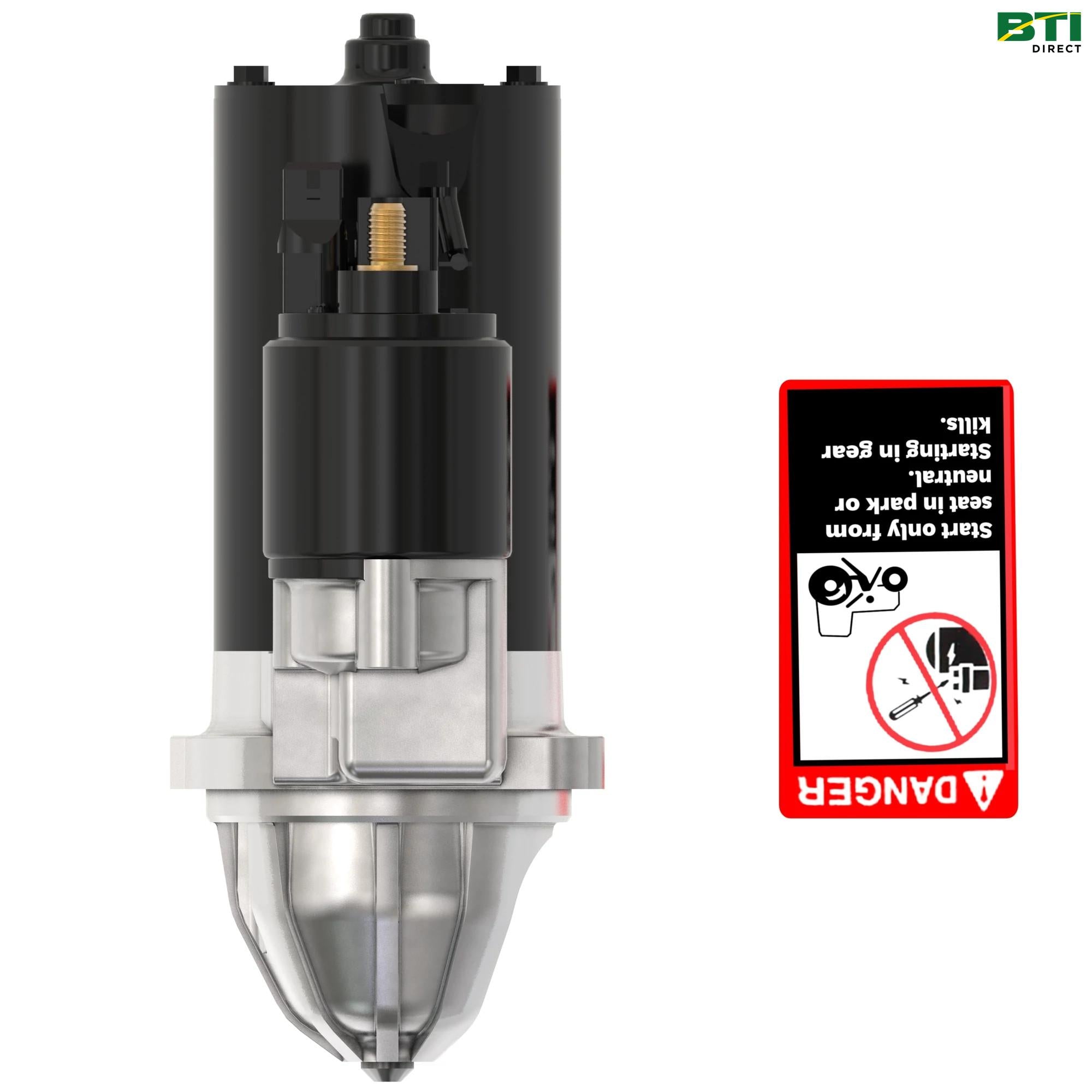 RE540304: Starter Motor, 12 Volts, 2.2 kW