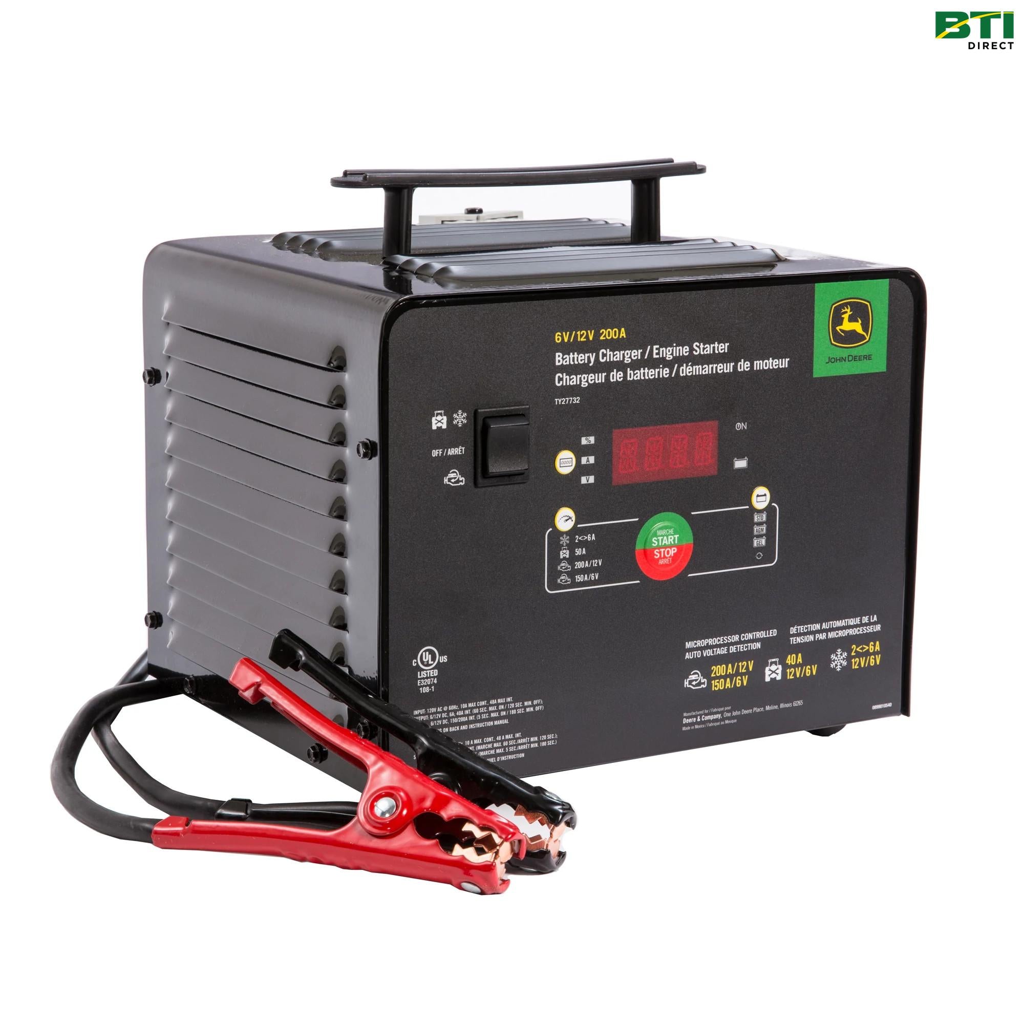 TY27732: Automatic Battery Charger with Engine Start and Timer