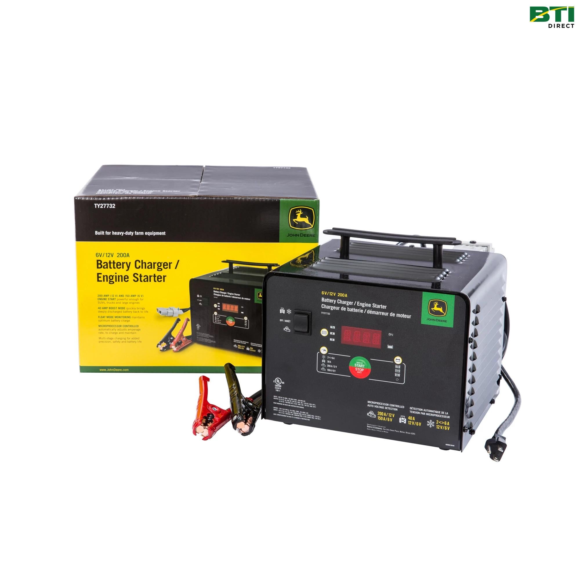 TY27732: Automatic Battery Charger with Engine Start and Timer