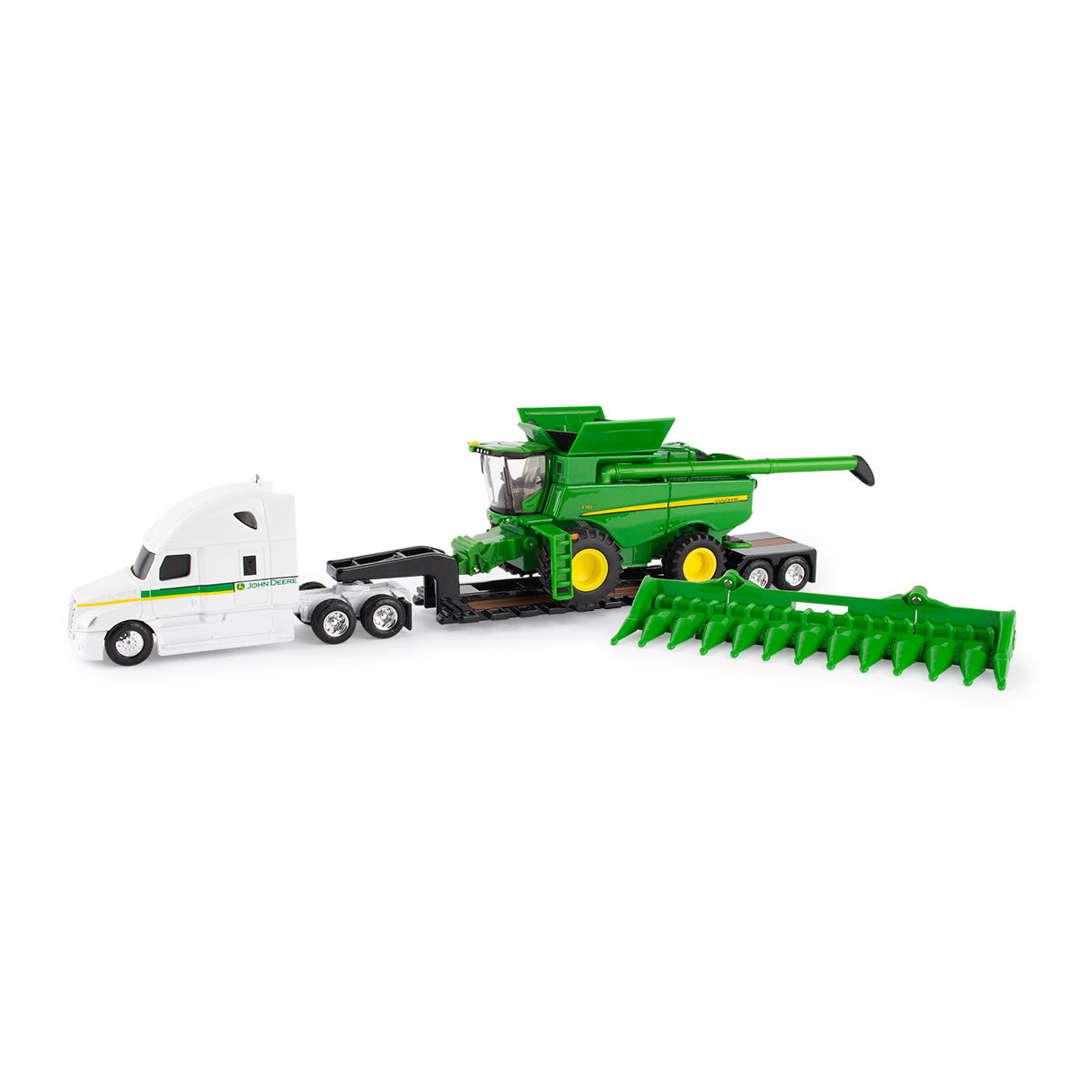 John Deere S780 Combine with Semi (1/64 Scale)