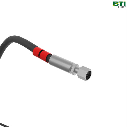AXE24928: Steering Cylinder Left Fabricated Hydraulic Hose