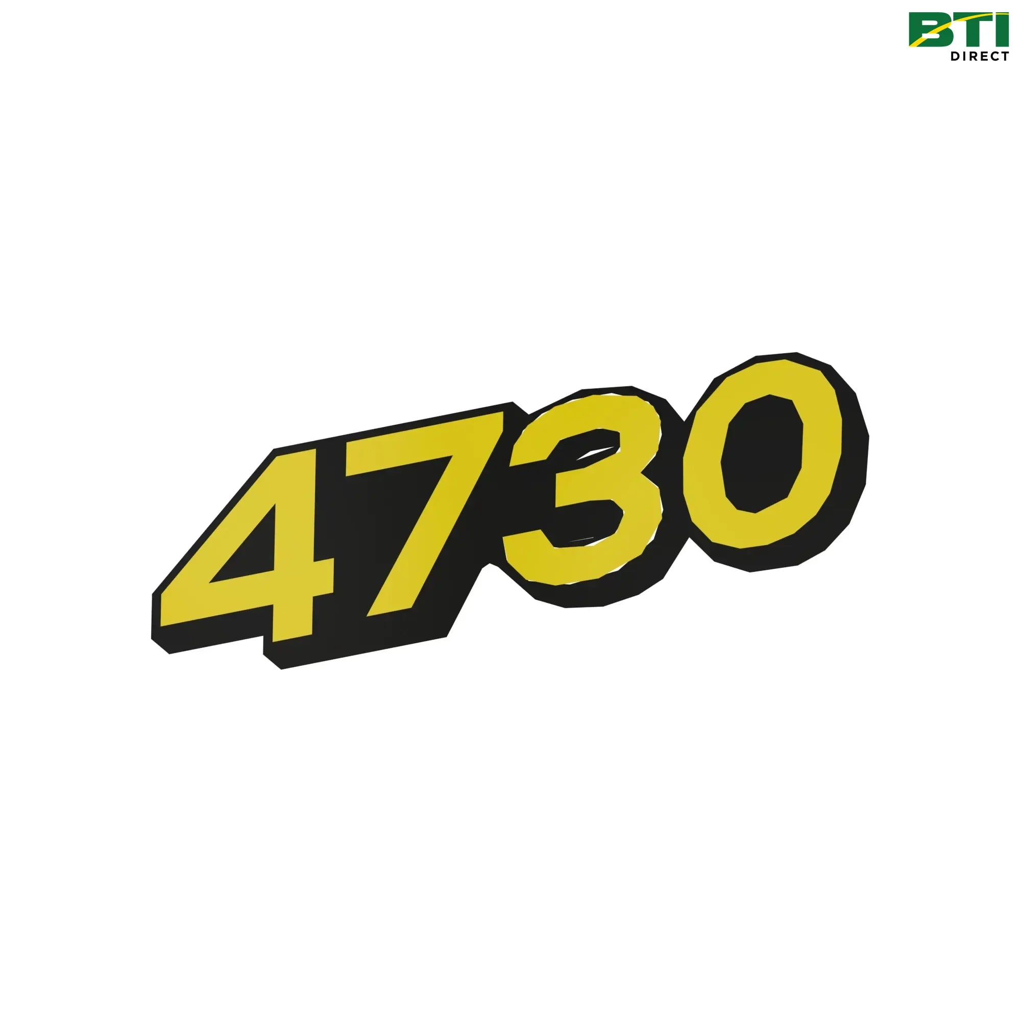 N311885: 4730 Model Label, Left Side