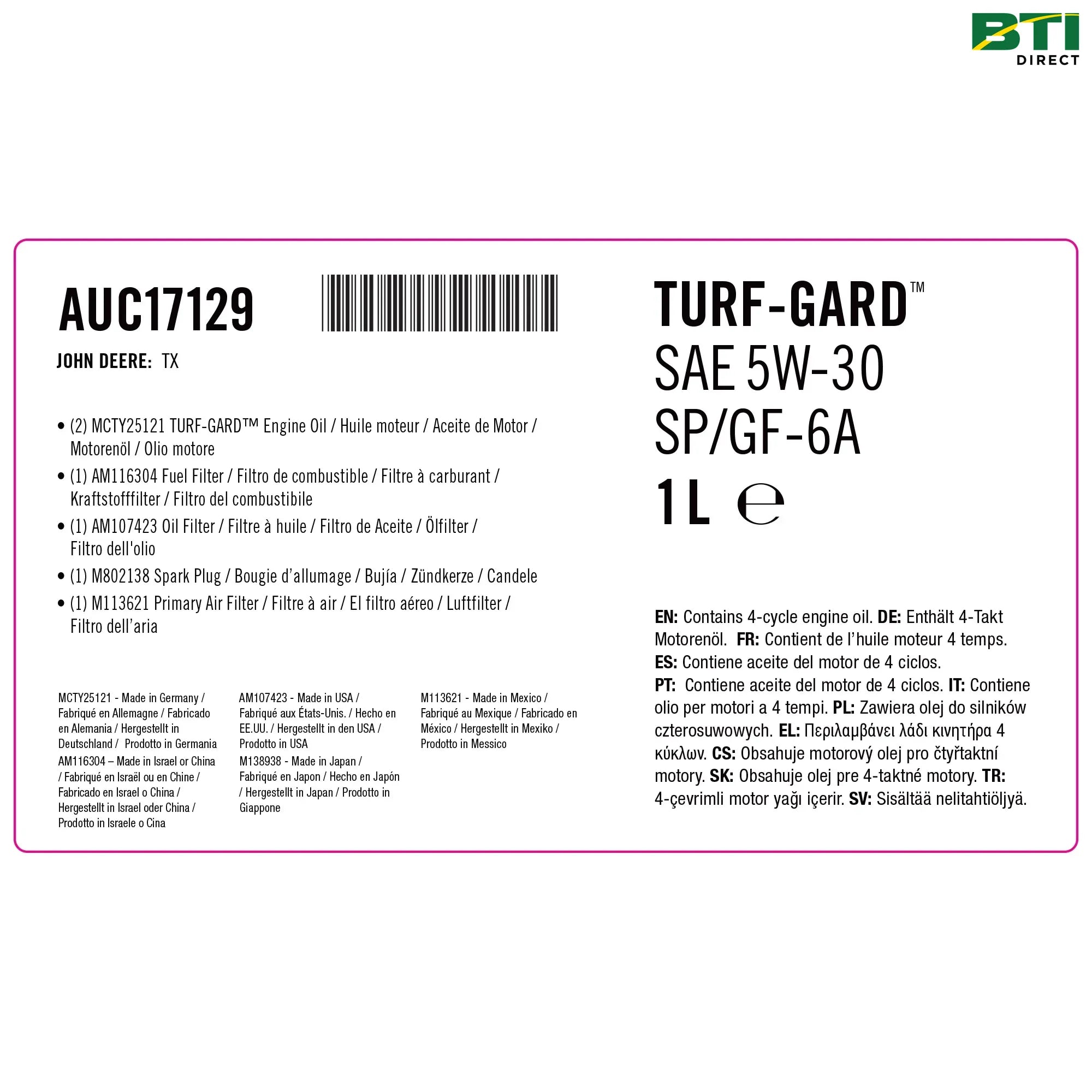 AUC17129: Home Maintenance Kit