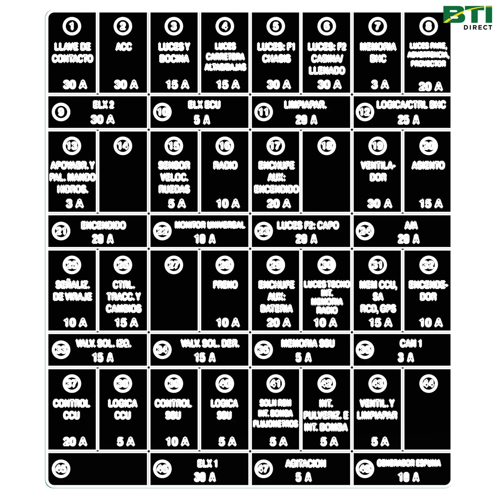 N319711: Electrical Load Center Label