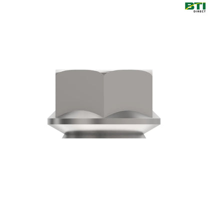 N381548: Hexagonal Flange Nut, M22