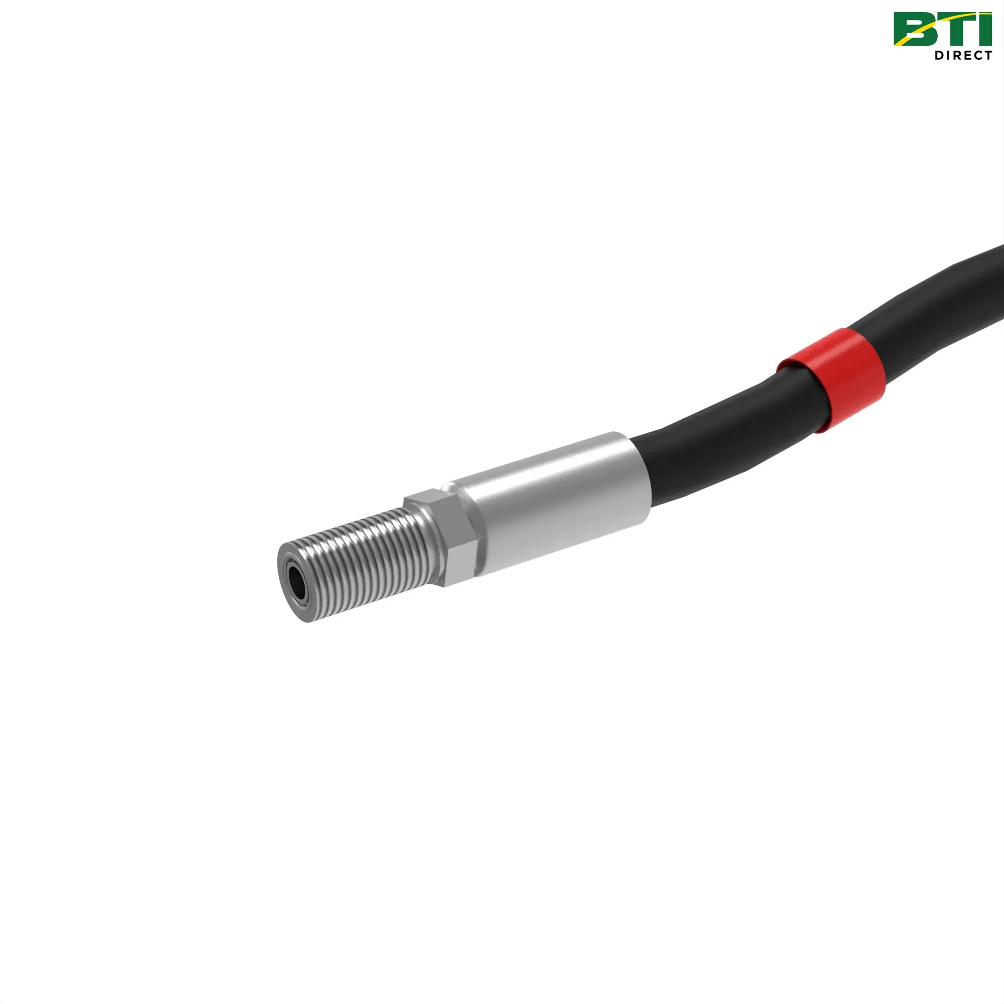 AXE40534: Steering Cylinder Left to Bulkhead Hydraulic Hose