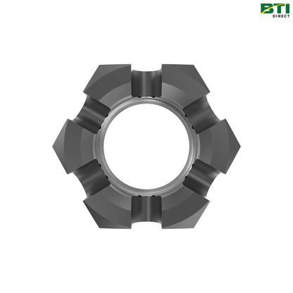 14H1020: Hexagonal Slotted Nut, 3/4"