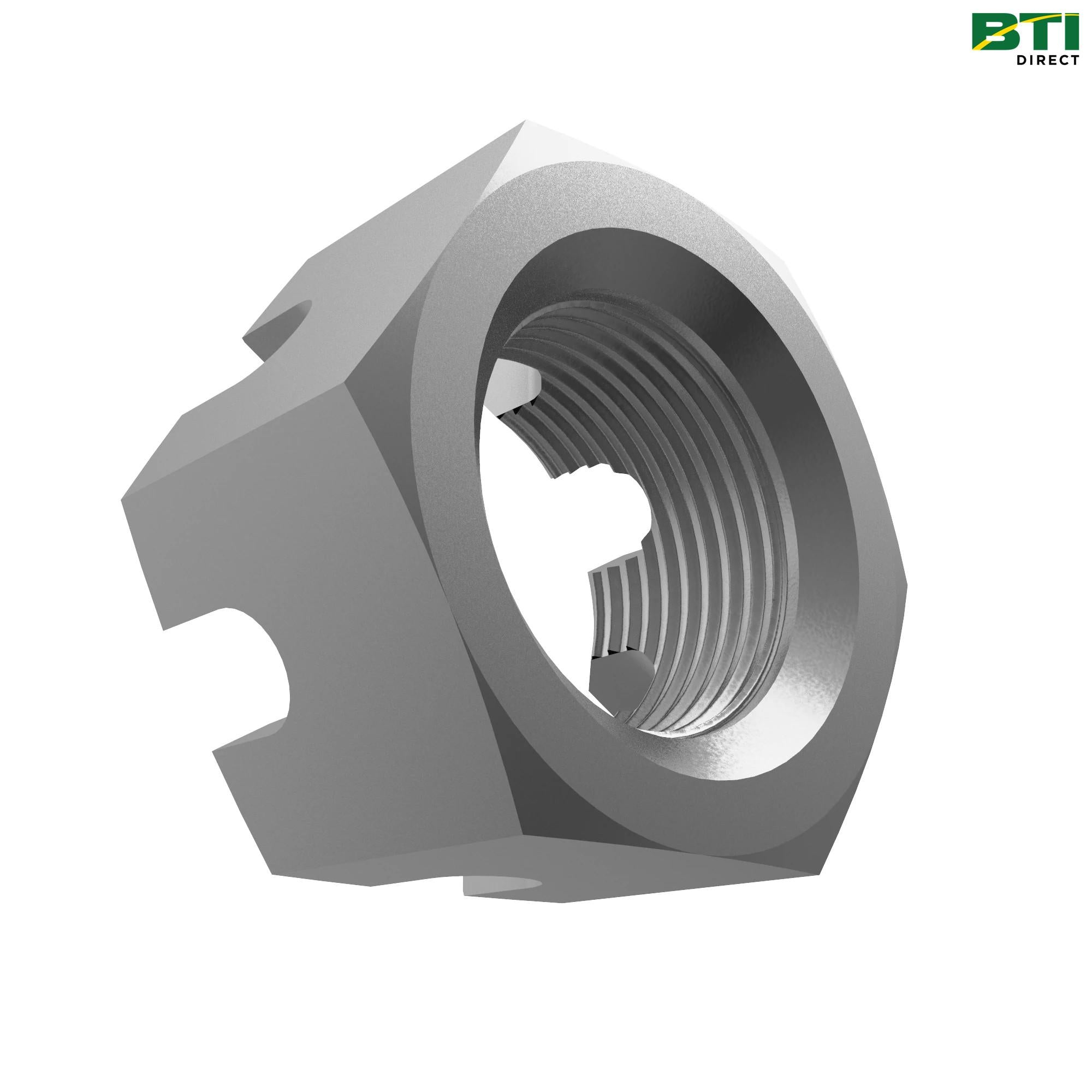 14H1086: Hexagonal Slotted Nut, 3/4"