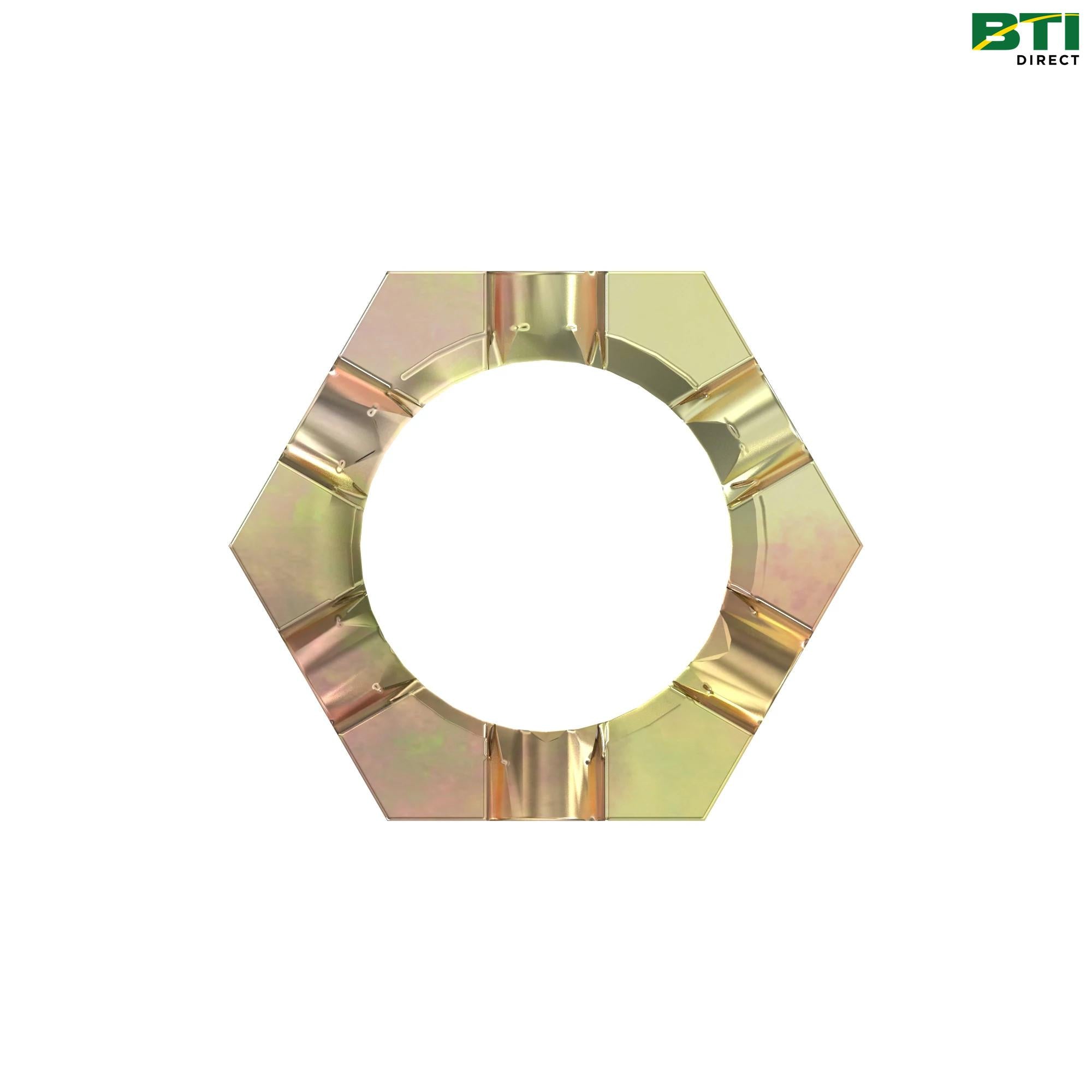 14H872: Hexagonal Slotted Nut, 1"