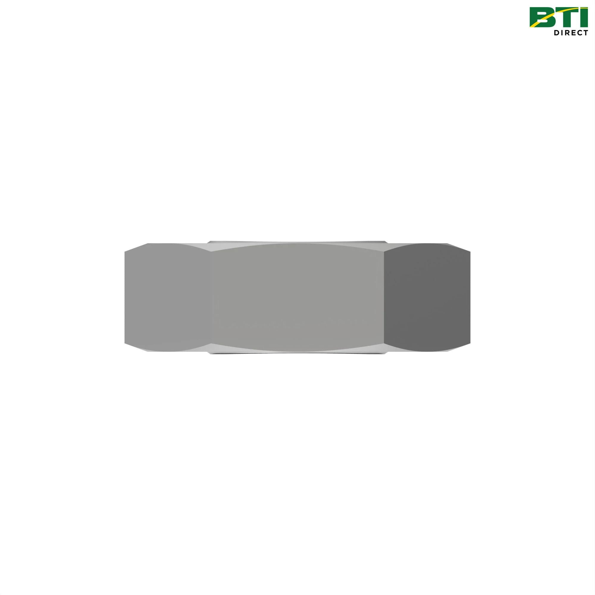 14H971: Hexagonal Jam Nut, 1/2"