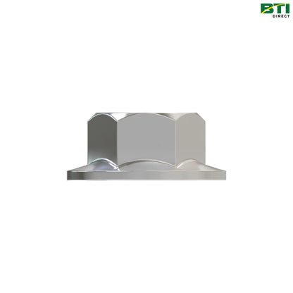 14M7573: Hexagonal Flange Self-Locking Nut, M8