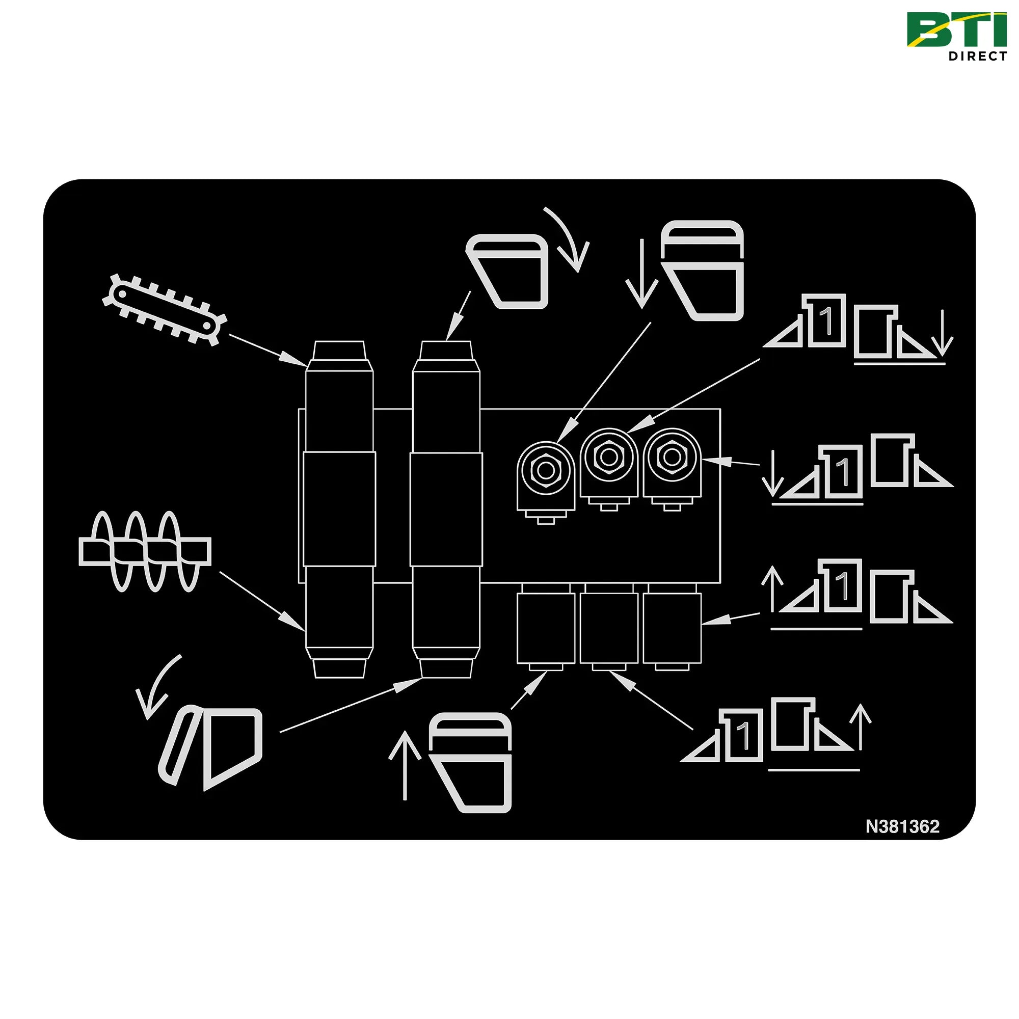 N381362: Main Valve Text Free Label