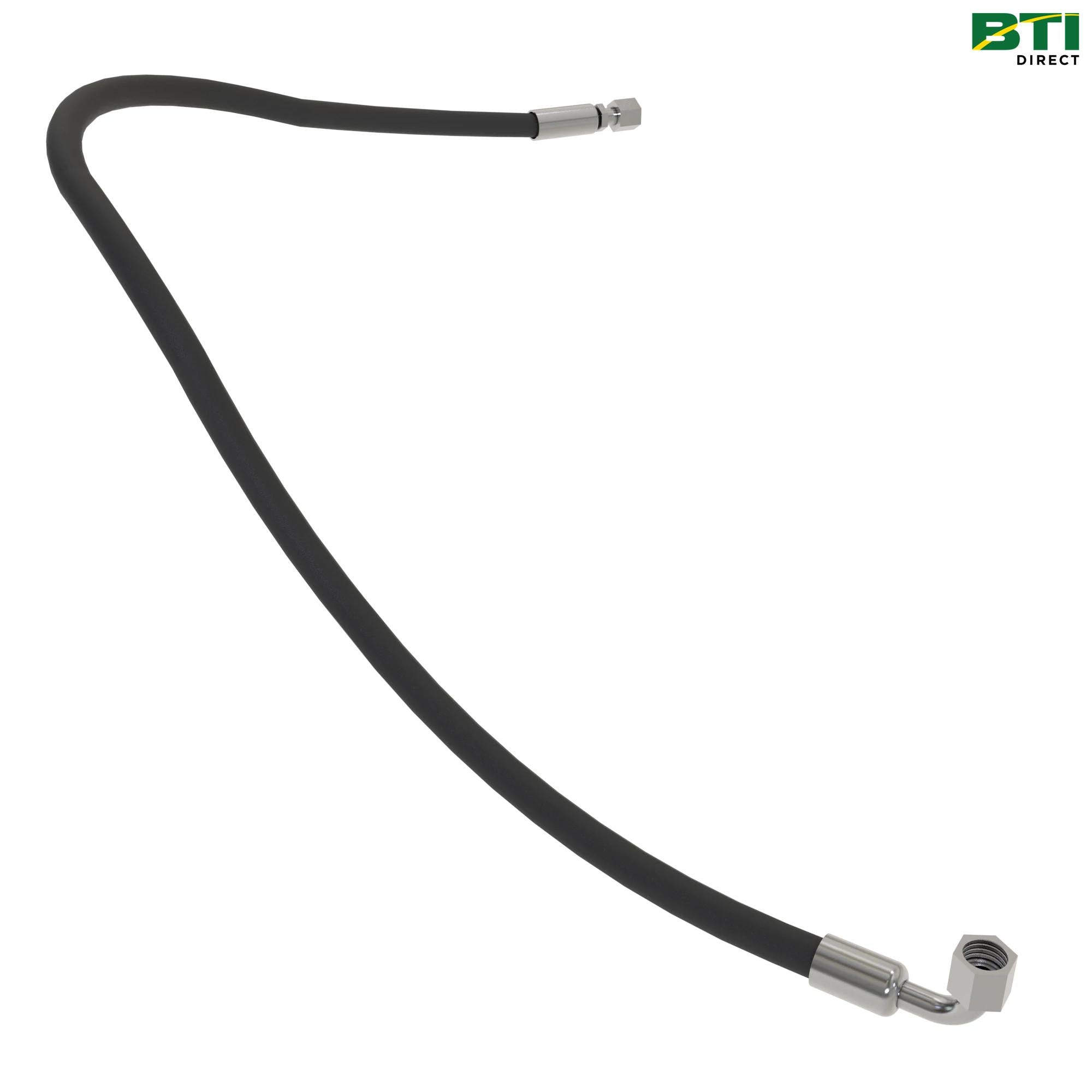 AN402140: Breakaway Valve P-Port Fabricated Hydraulic Hose
