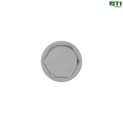 19M7814: Hexagonal Head Flanged Screw, M12 X 50