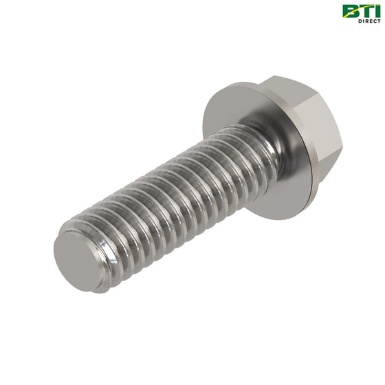 19M7863: Hexagonal Head Flanged Screw, M6 X 25