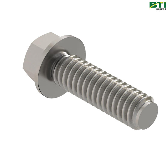 19M7863: Hexagonal Head Flanged Screw, M6 X 25