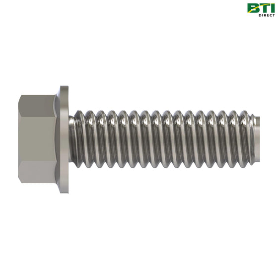 19M7863: Hexagonal Head Flanged Screw, M6 X 25