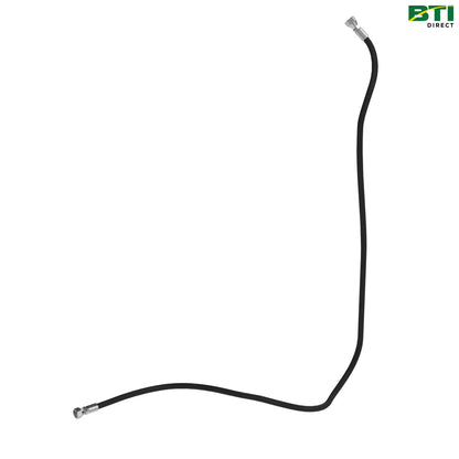 AXE48861: Wessel Valve Port T to LS Pump Tee Fitting Hydraulic Hose