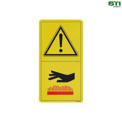 N313594: Exhaust Heat Warning Label