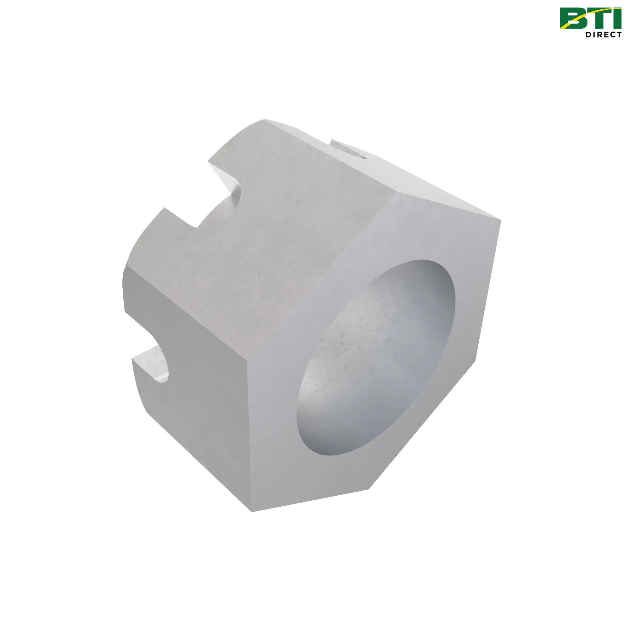 N319293: Hexagonal Slotted Nut, 1-1/2-12