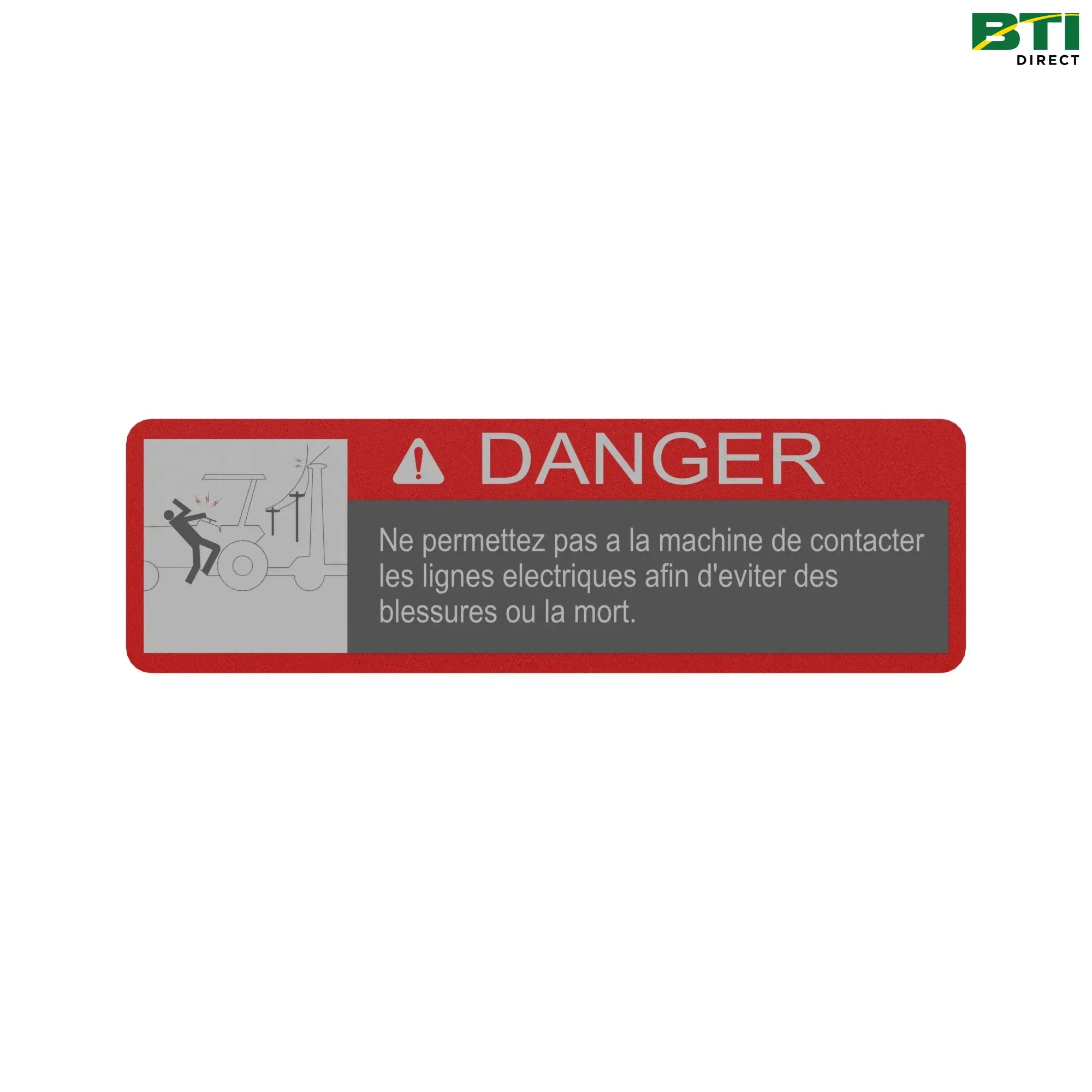 N232804: Electric Danger Safety Label