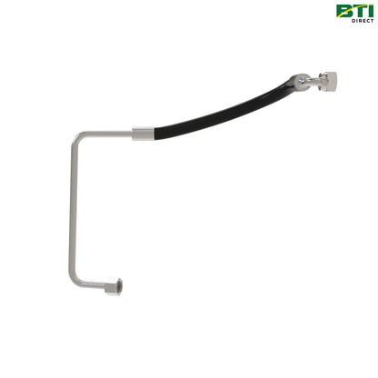 RE313591: Upper RH Cab Suspension Oil Line Oil Line