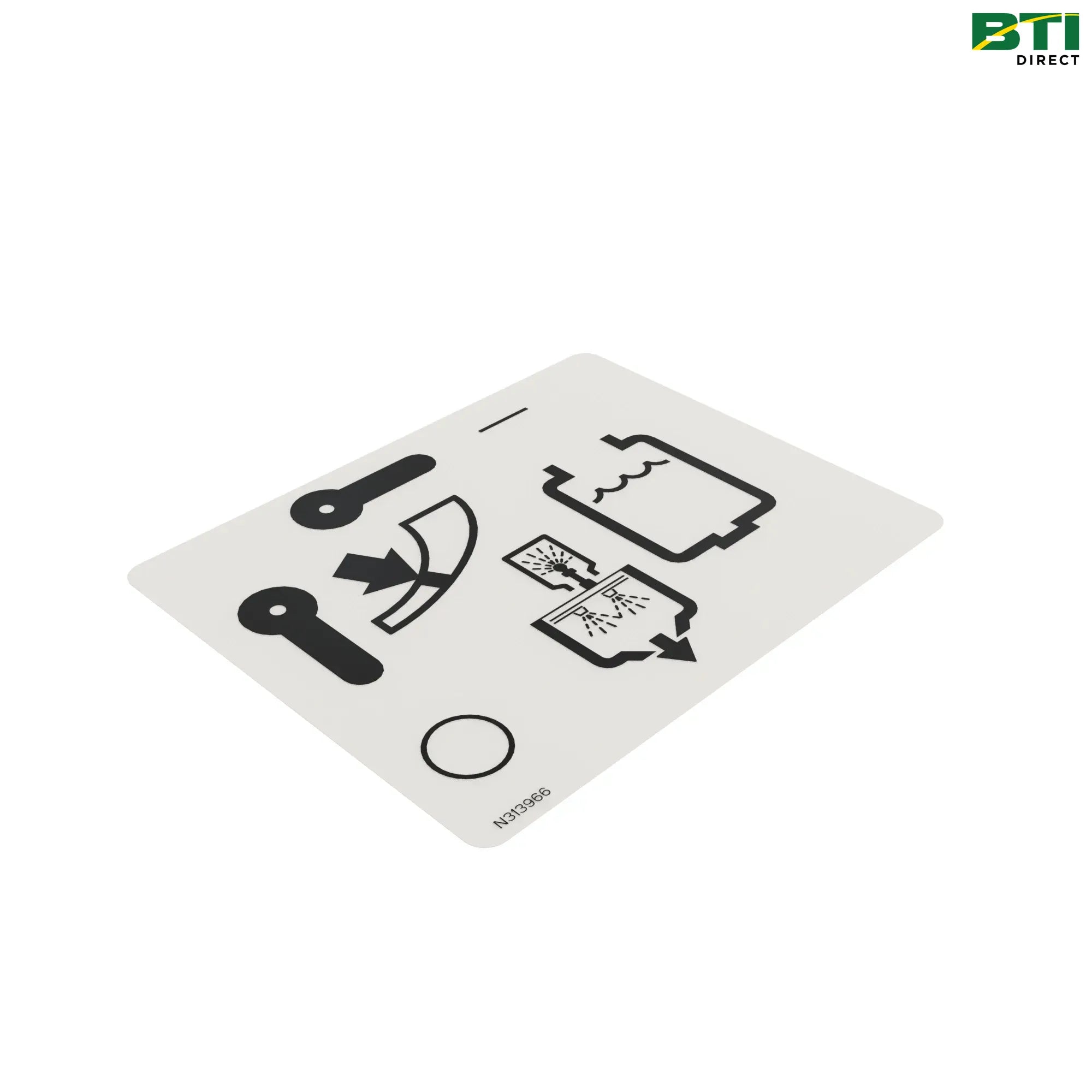N313966: Eductor Valve Label