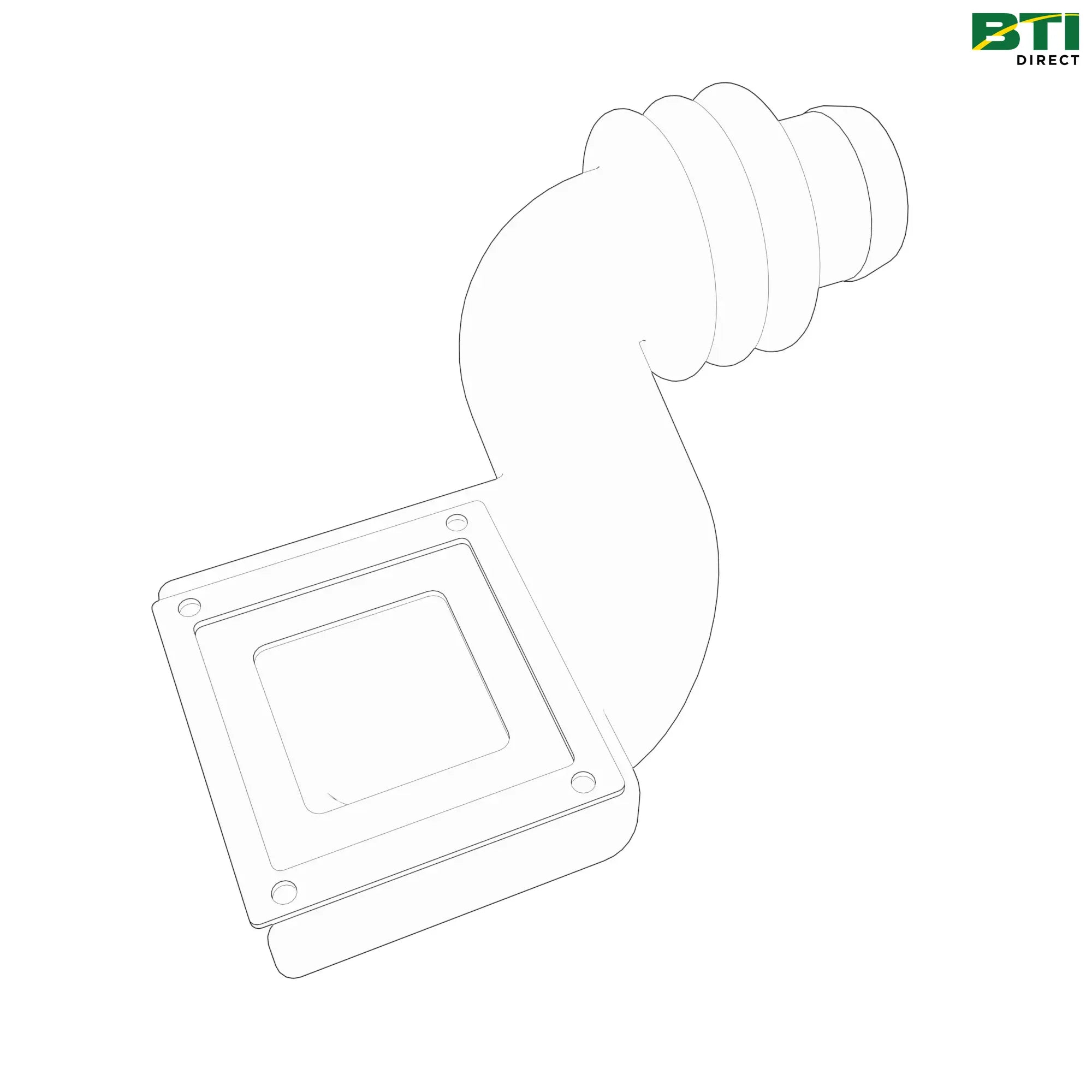 RE163867: Air Duct, Exhaust Fan