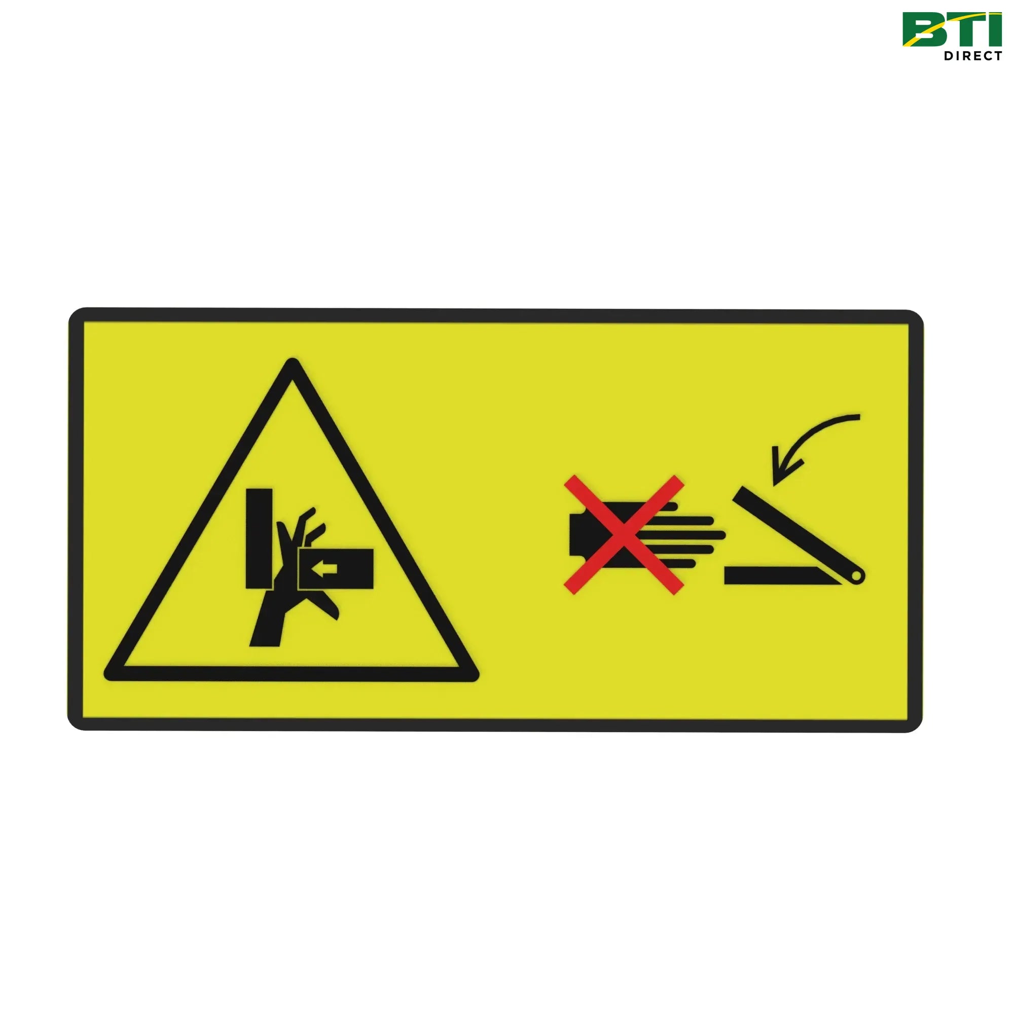 N401323: Safety Sign, Pinch Point Caution