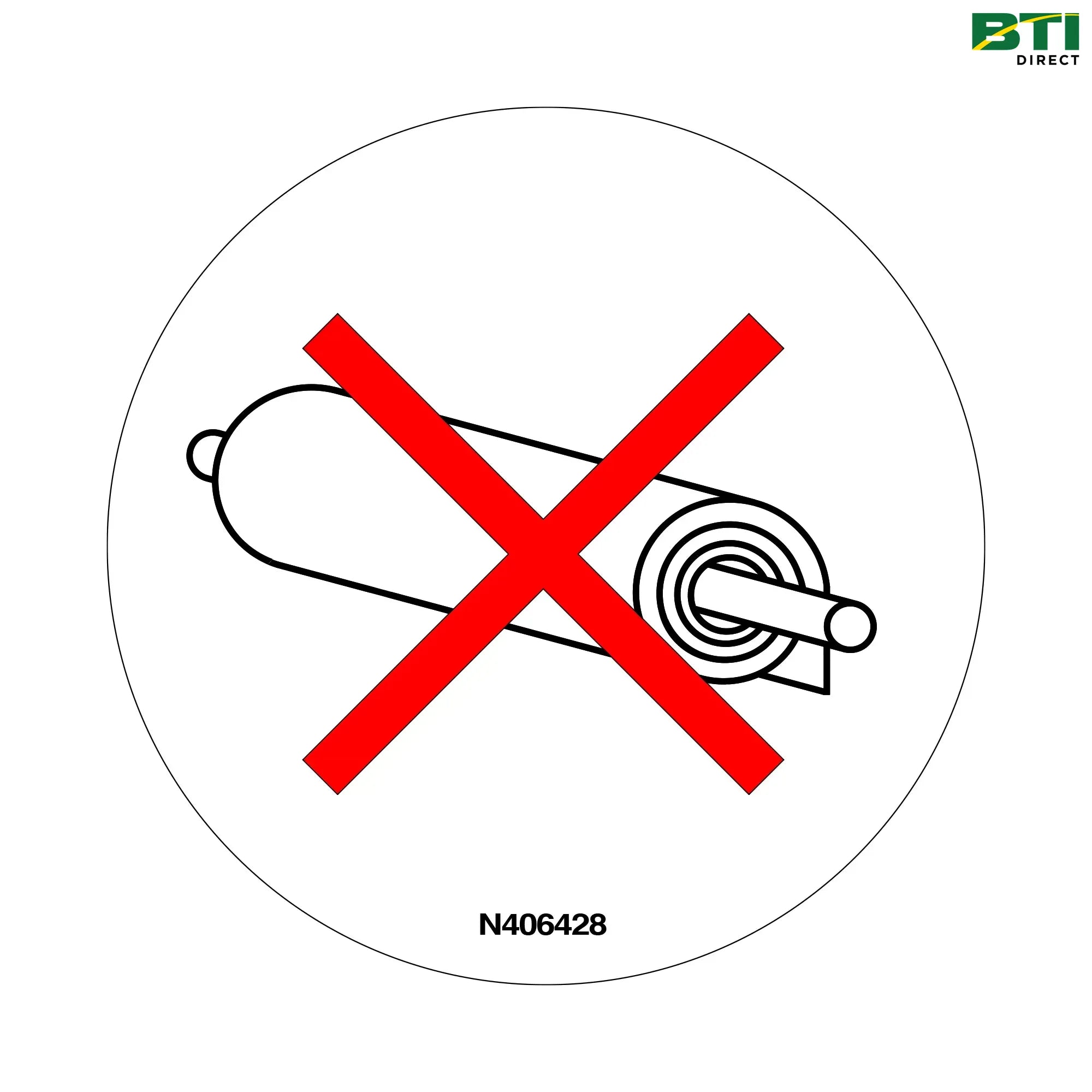 N406428: No Wrap Label