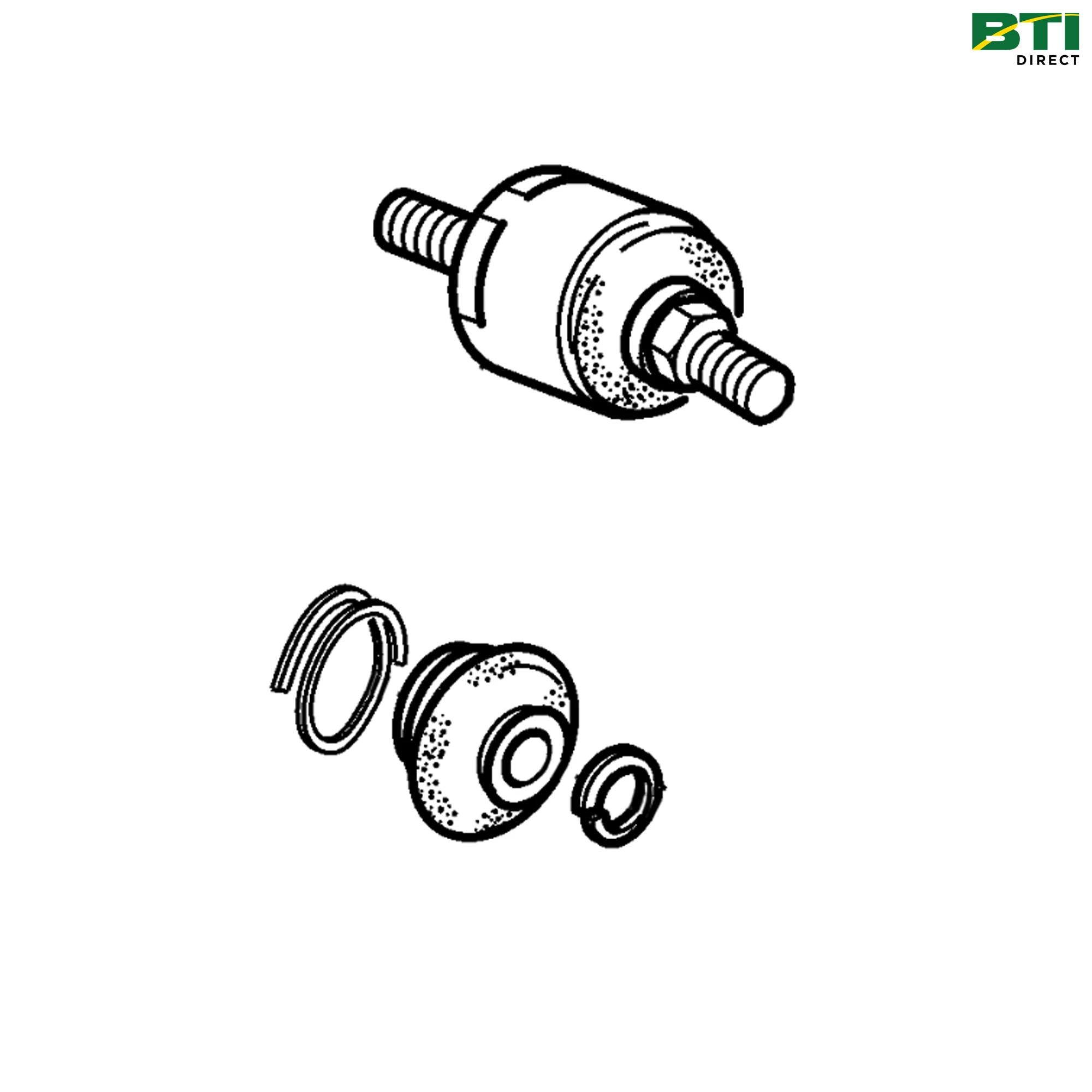 AL204781: MFWD Axle Tie Rod Assembly