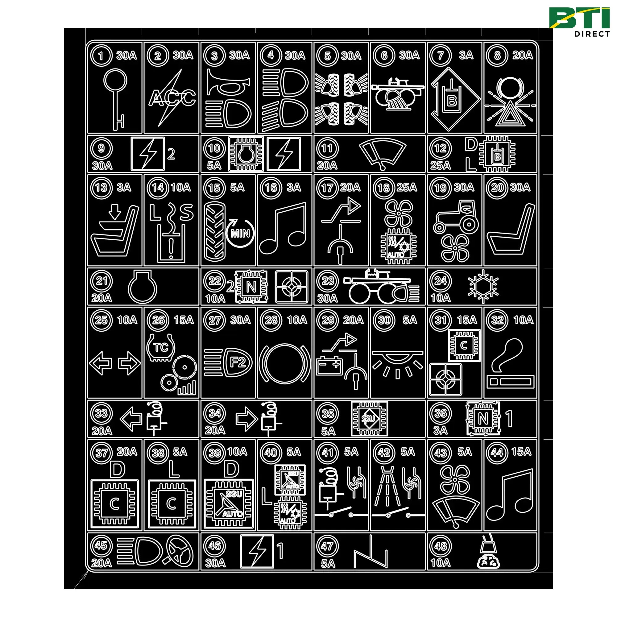N313968: Electrical Load Center Label