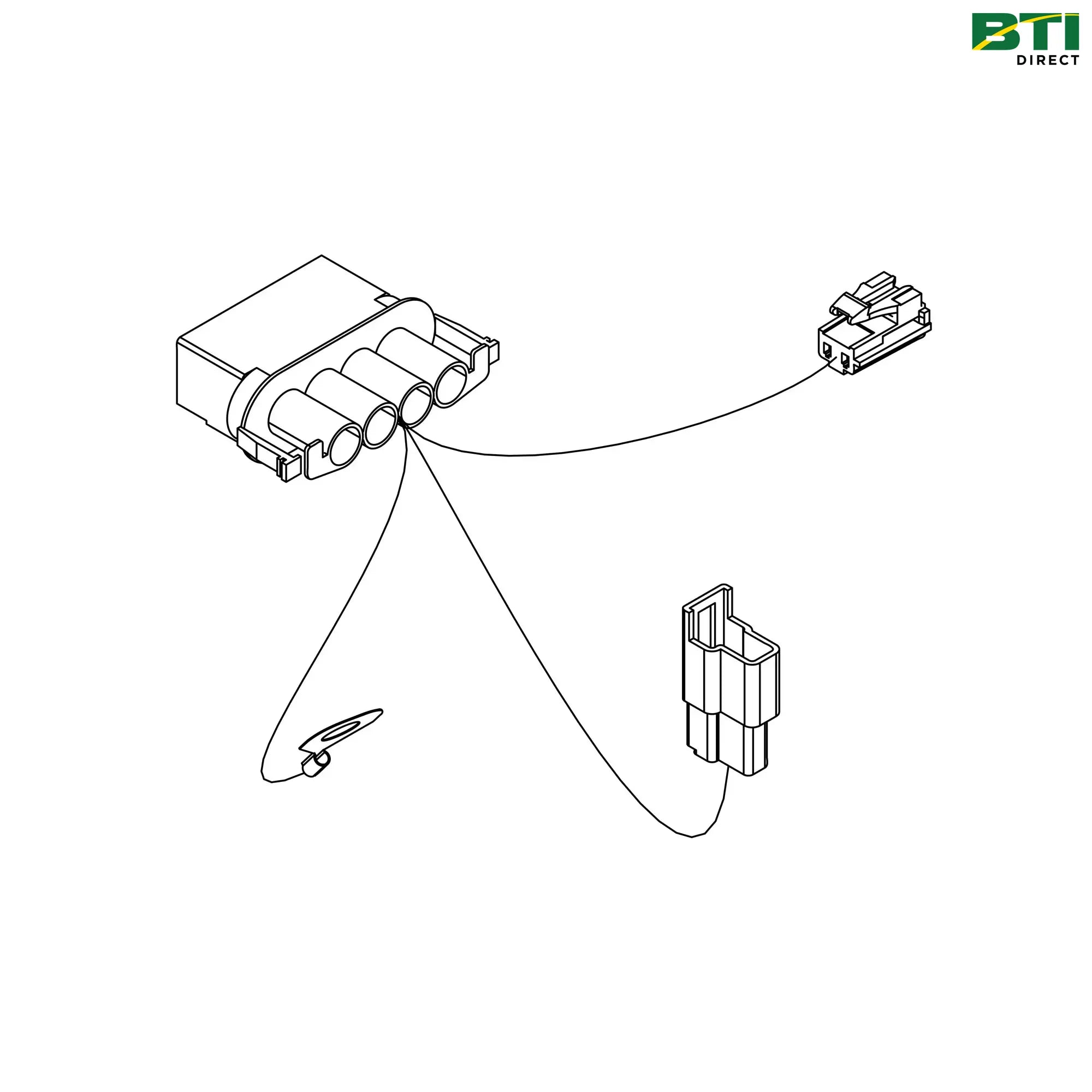 RE215144: Heater and Air Conditioning Module Wiring Harness