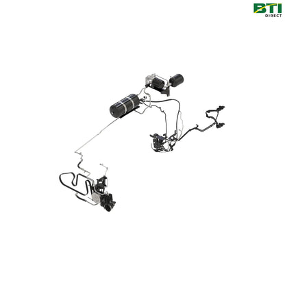 BL16035: Air Trailer Brake 2L Valves and Couplers Attachment with Front Axle Brake