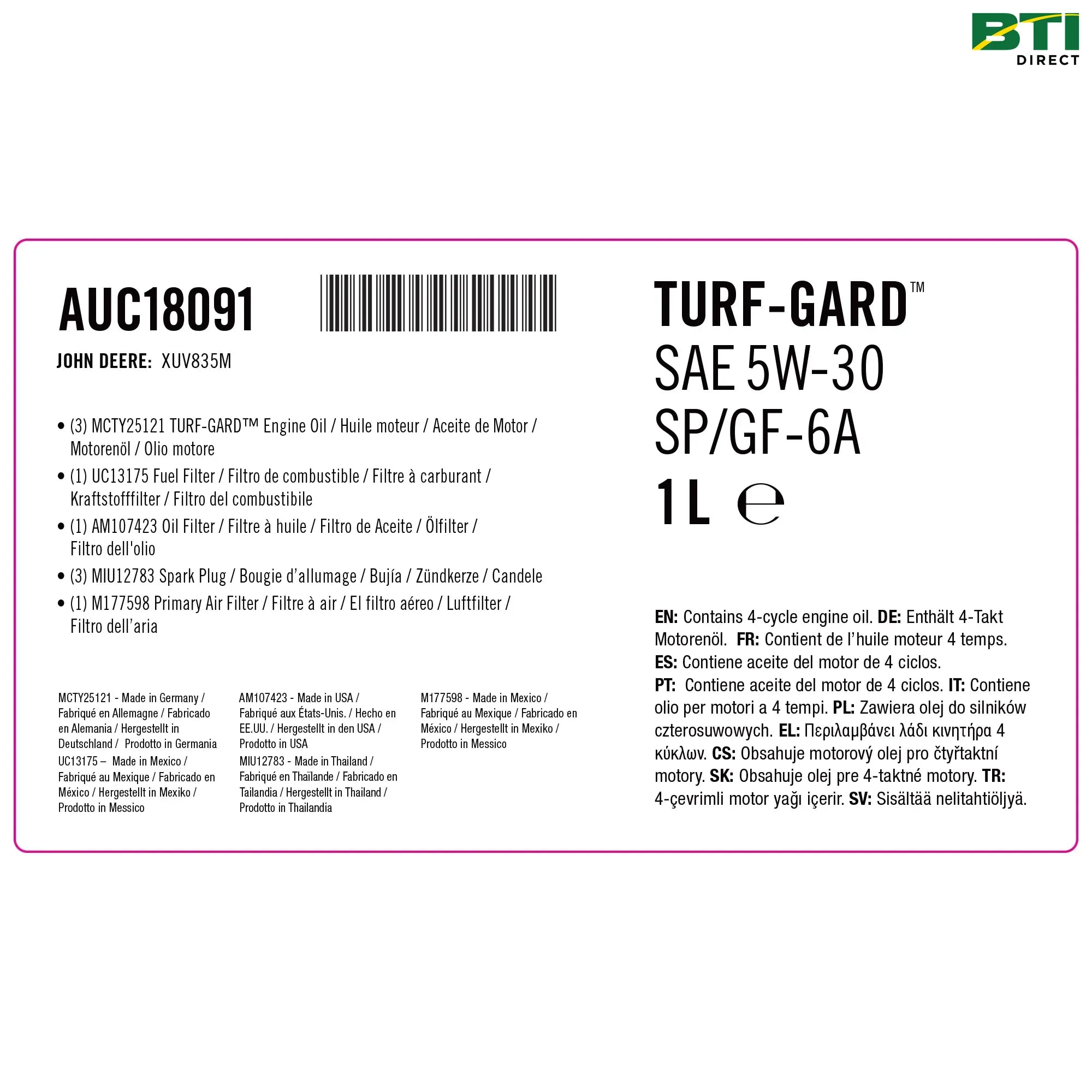 AUC18091: Home Maintenance Kit